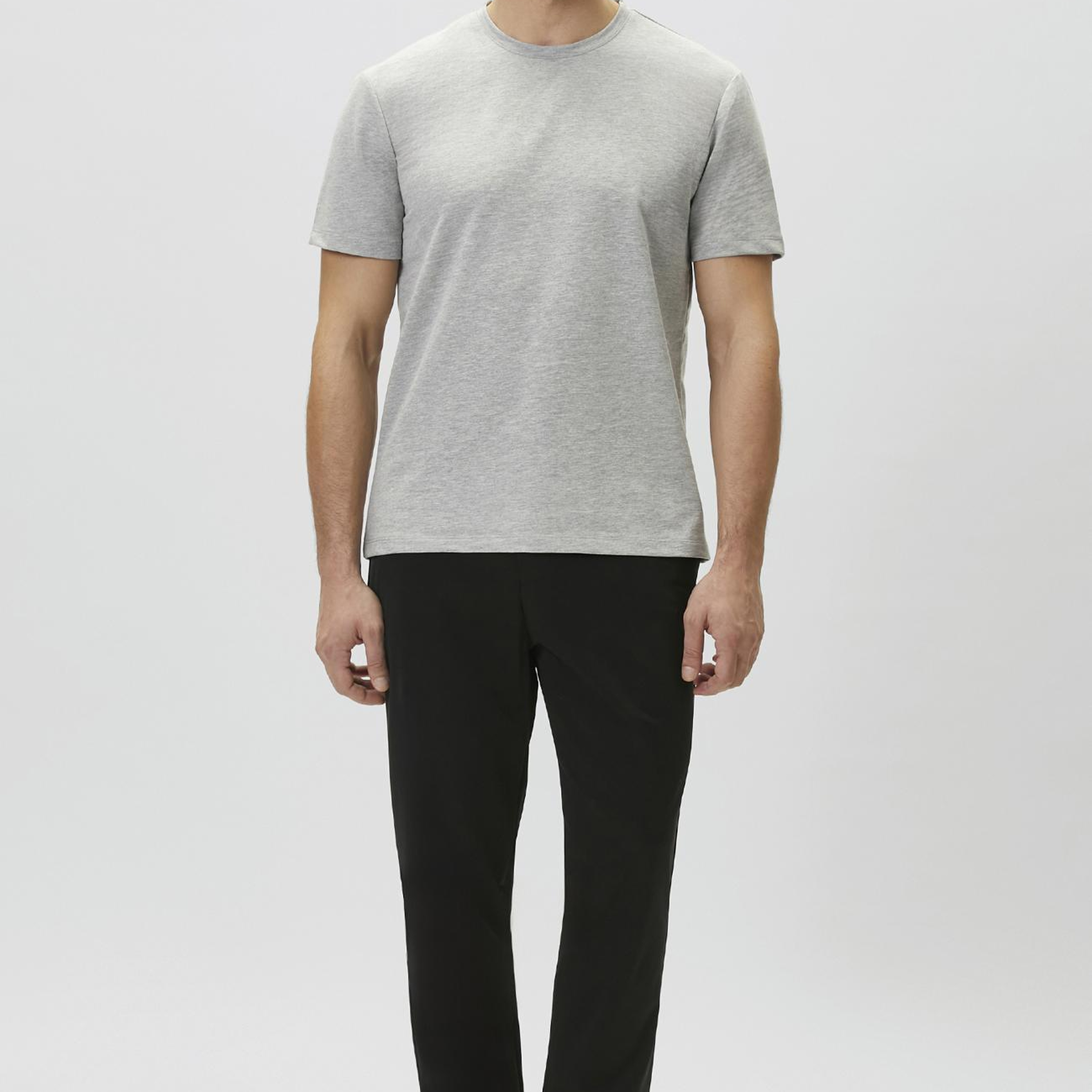 Network Erkek N-Tech Gri Melanj T-shirt