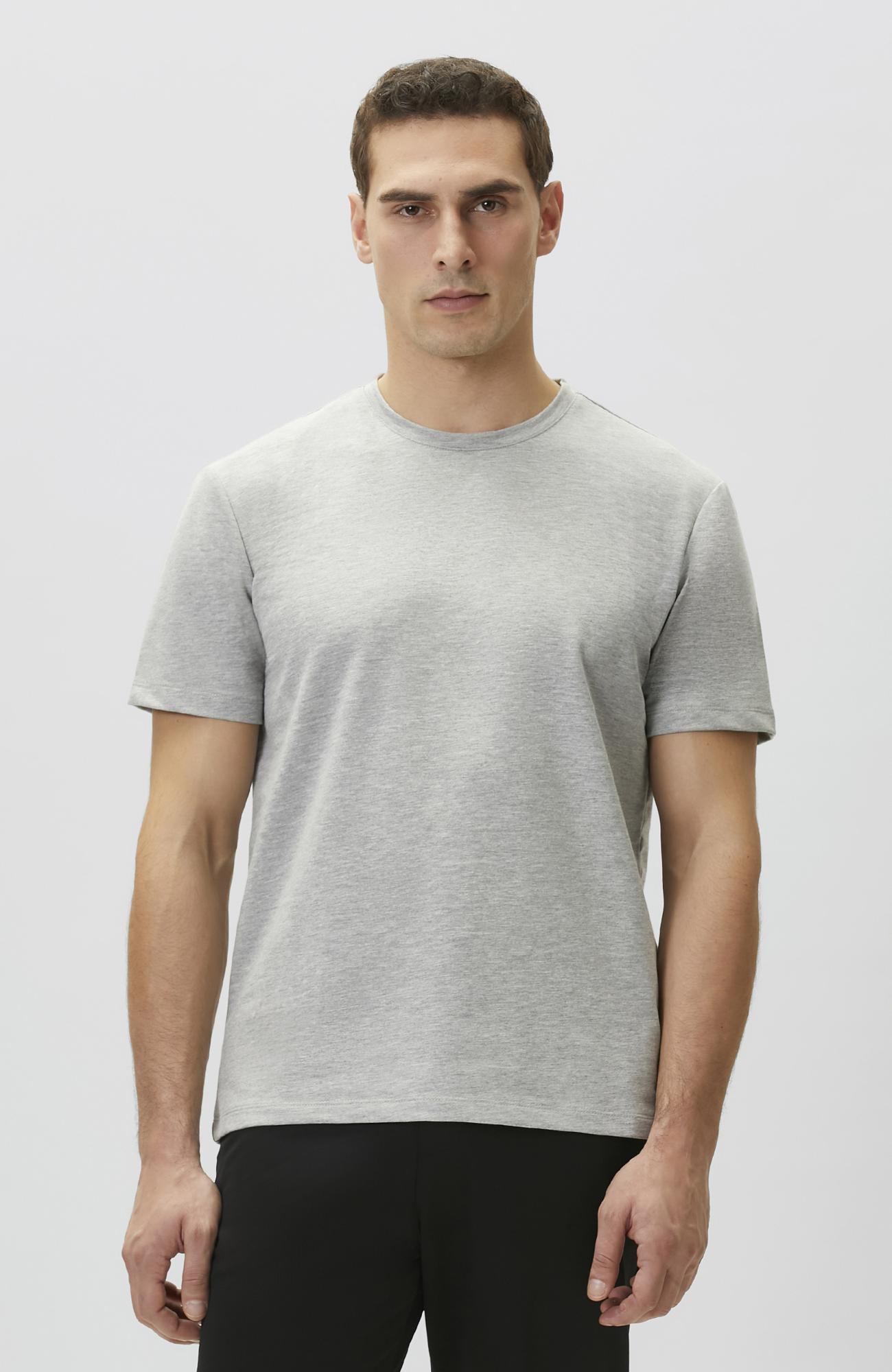 Network Erkek N-Tech Gri Melanj T-shirt