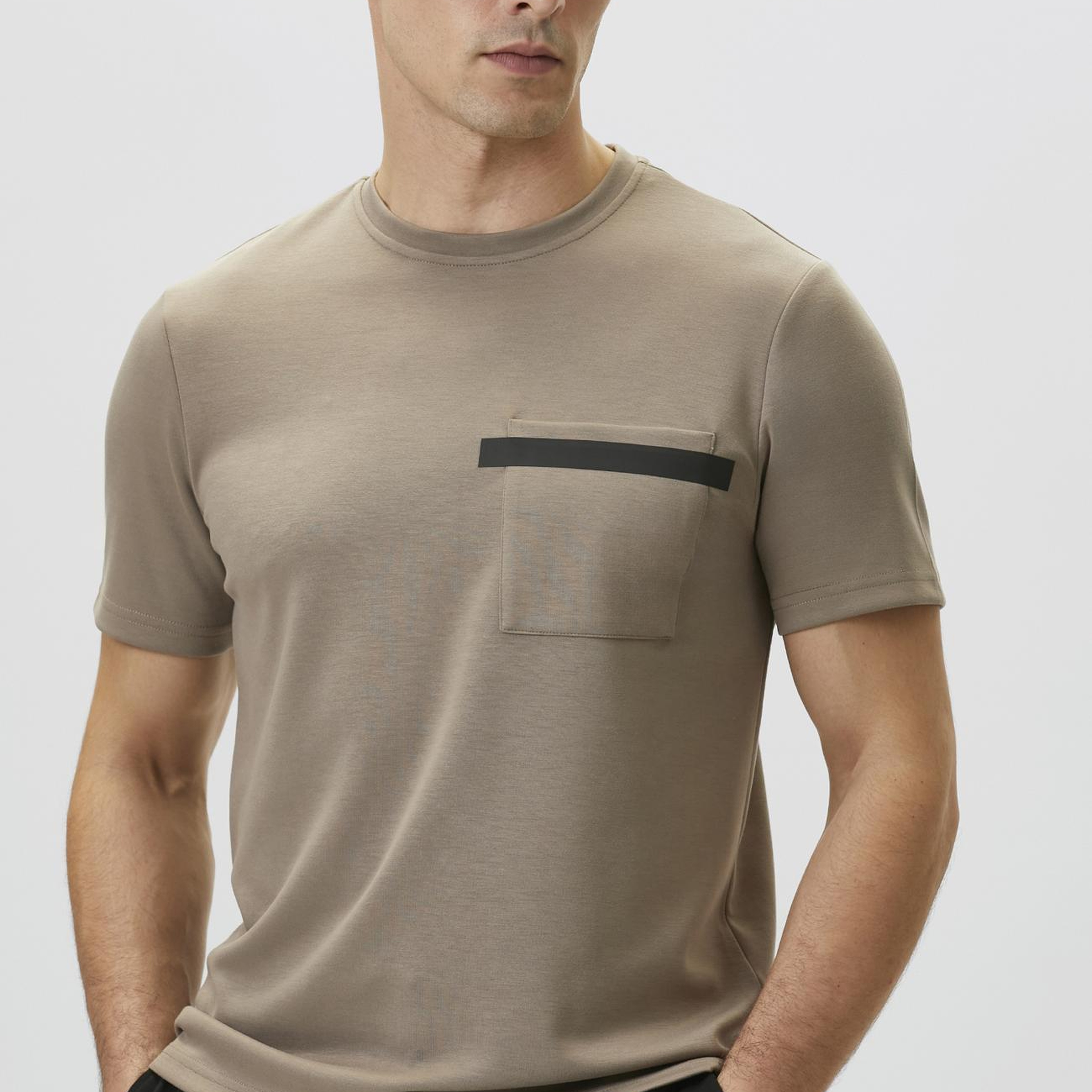 Network Erkek Vizon Baskı Detaylı T-shirt