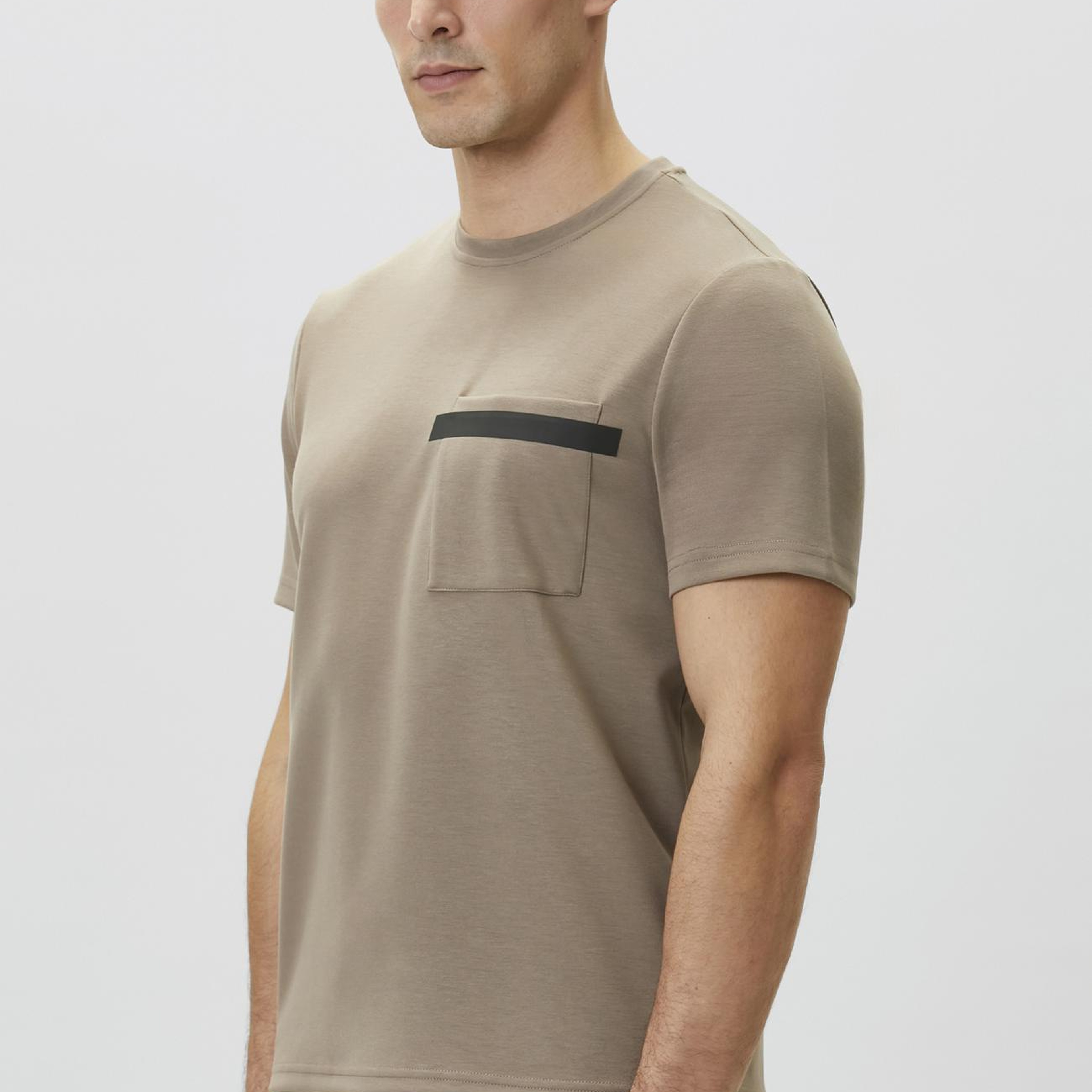 Network Erkek Vizon Baskı Detaylı T-shirt