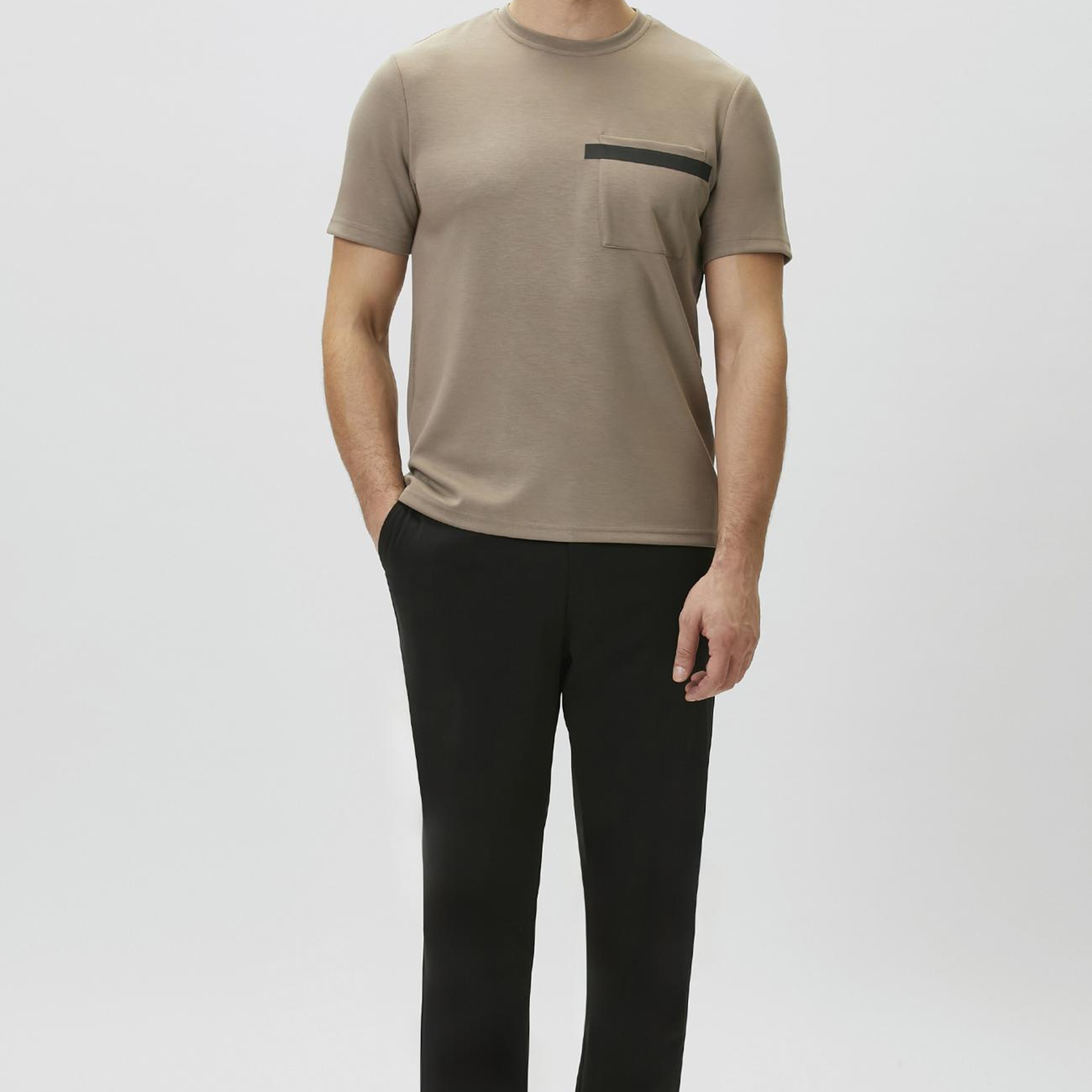 Network Erkek Vizon Baskı Detaylı T-shirt