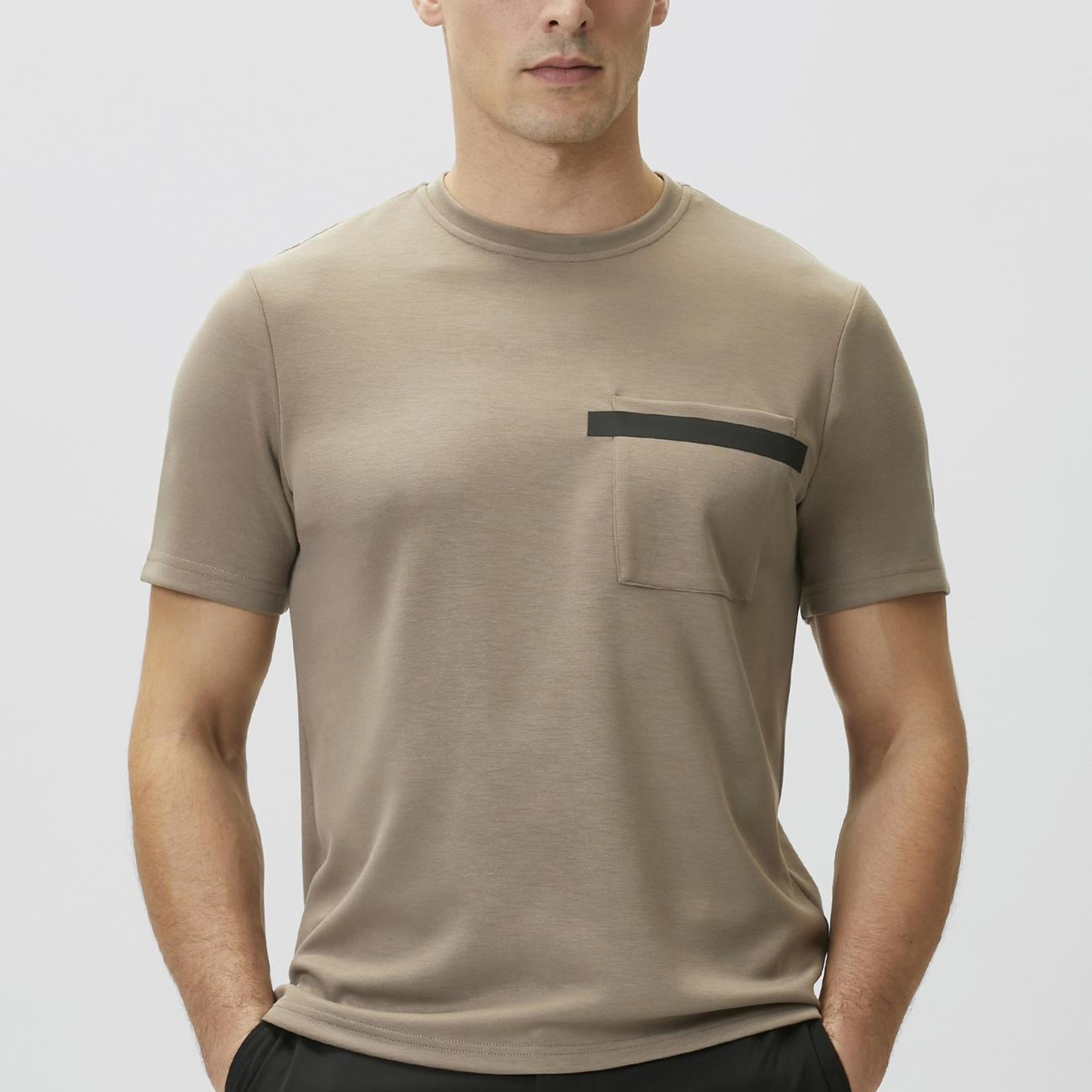 Network Erkek Vizon Baskı Detaylı T-shirt