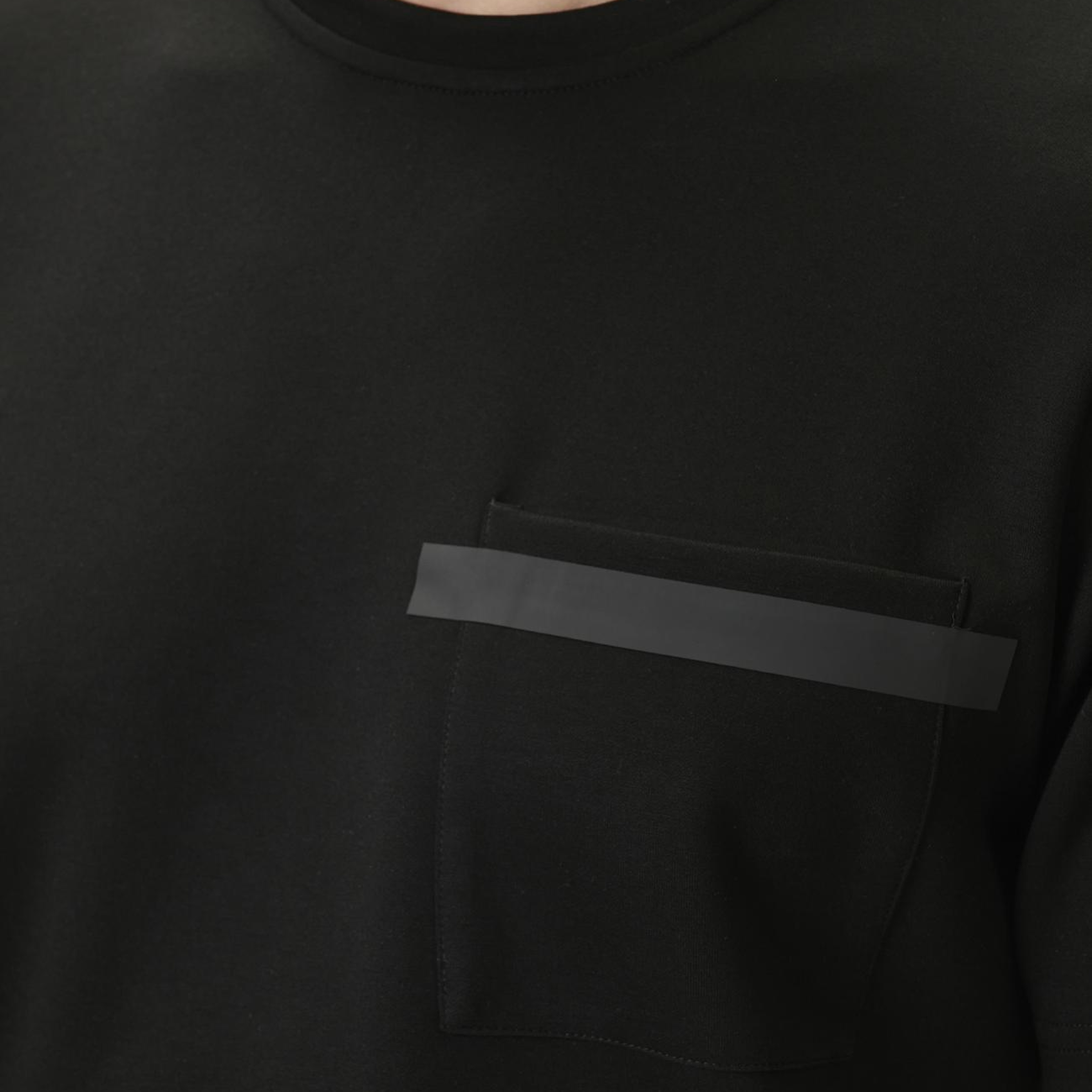 Network Erkek Siyah Baskı Detaylı T-shirt