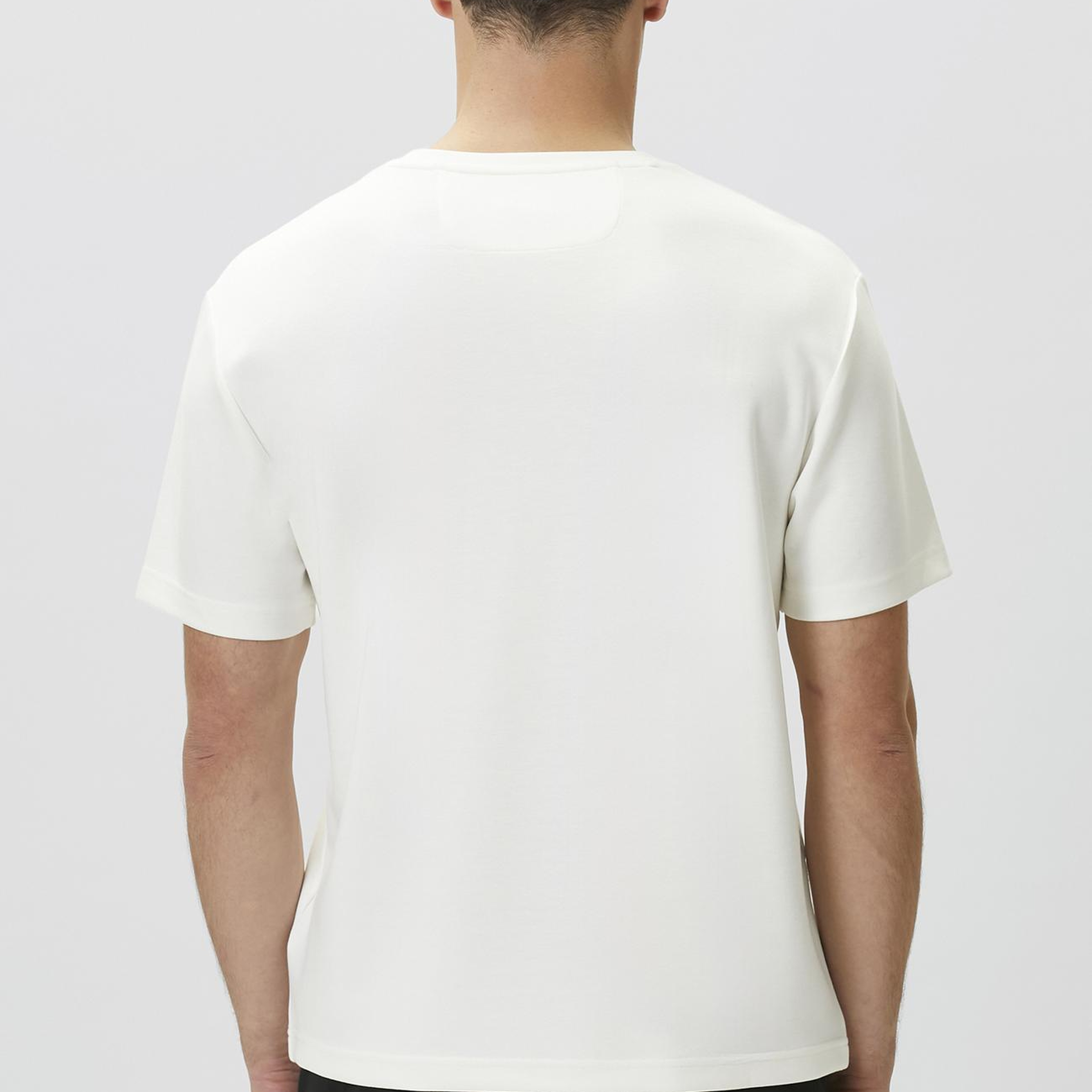 Network Erkek Comfort Fit Beyaz Göğüs Cep Detaylı Sweatshirt