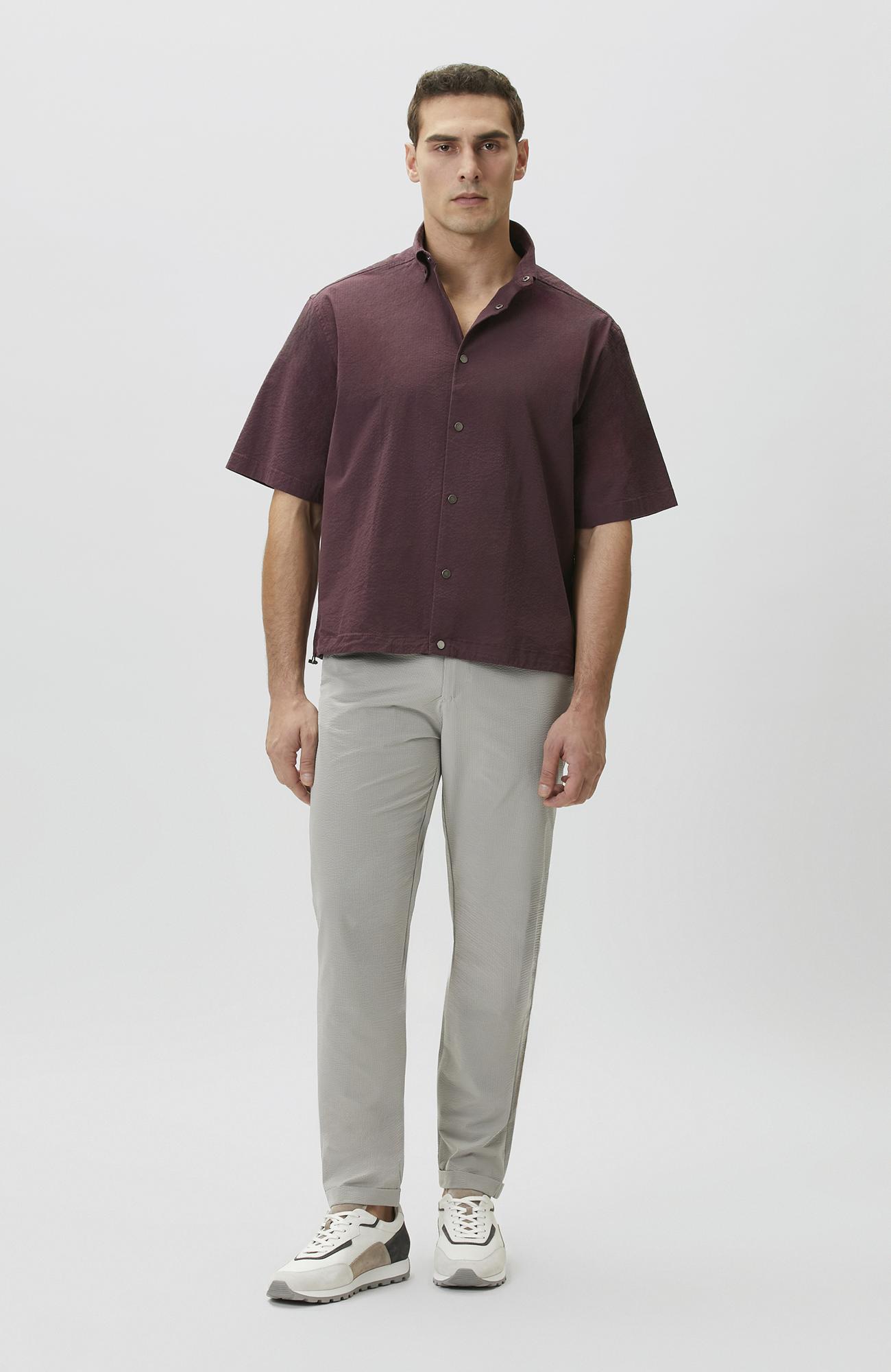 Network Erkek Jogger Fit Beli Lastikli Çizgili Gofreli Pantolon