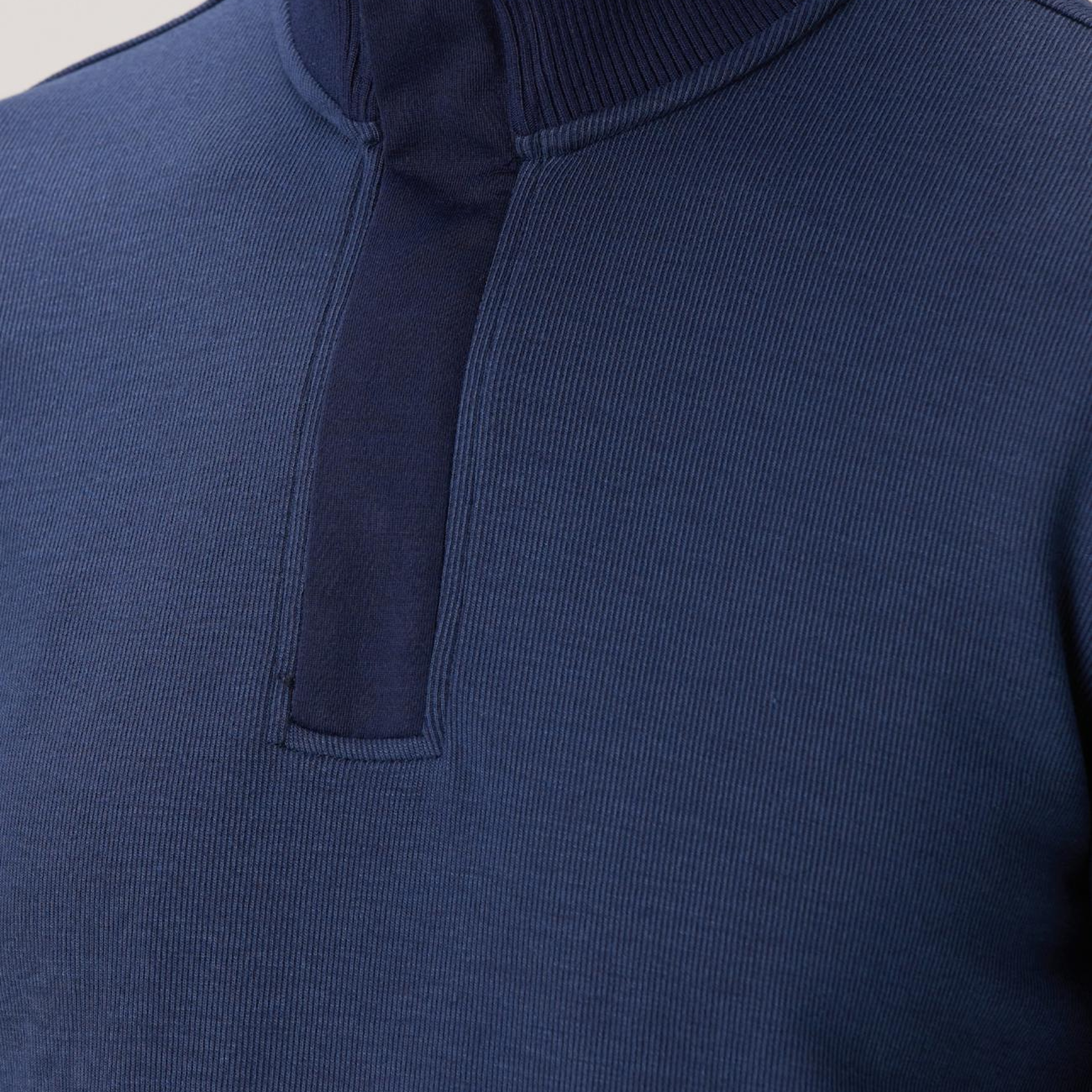 Network Erkek Lacivert Fermuarlı Yaka Garnili Sweatshirt