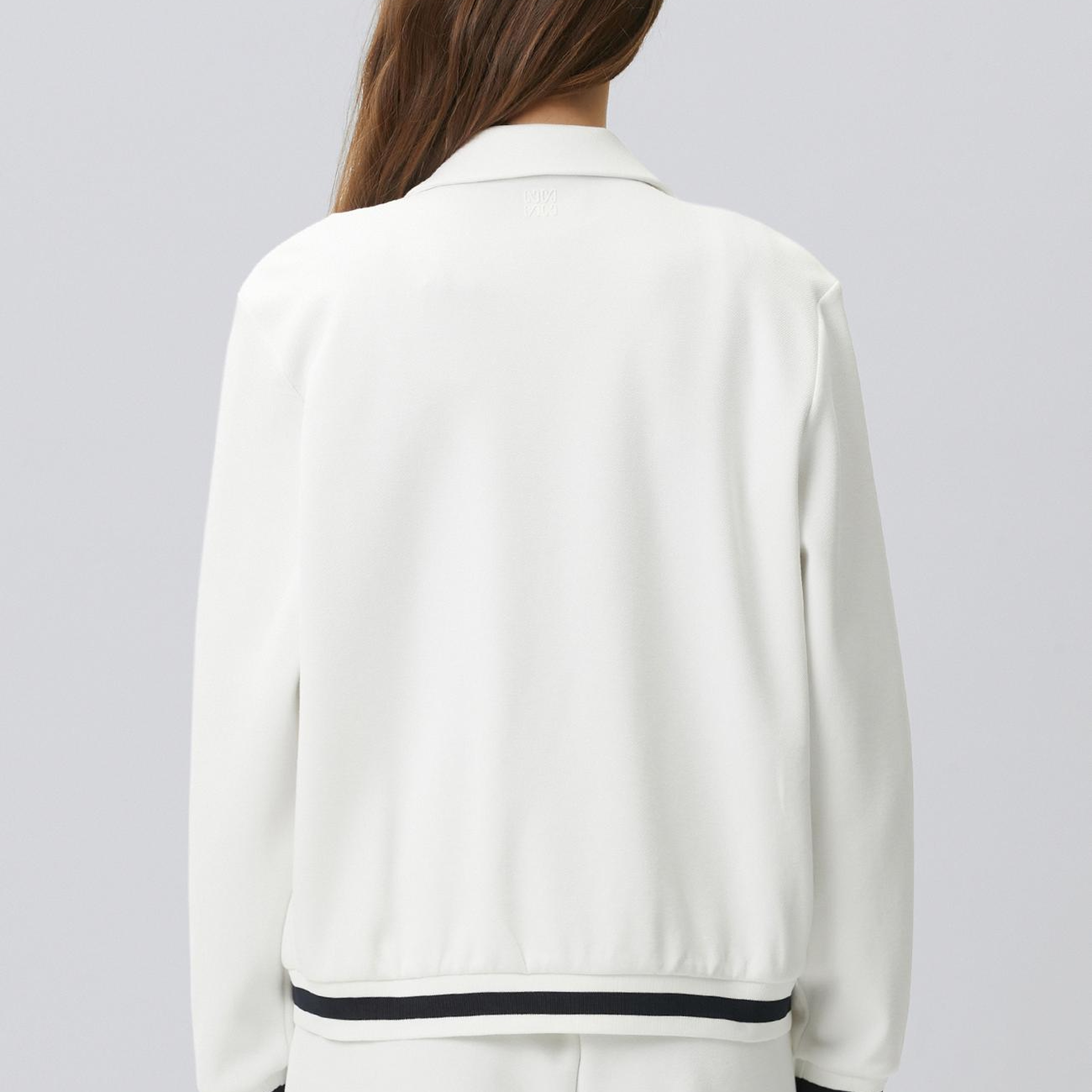 Network Kadın Kırık Beyaz Triko Ribanalı Sweatshirt