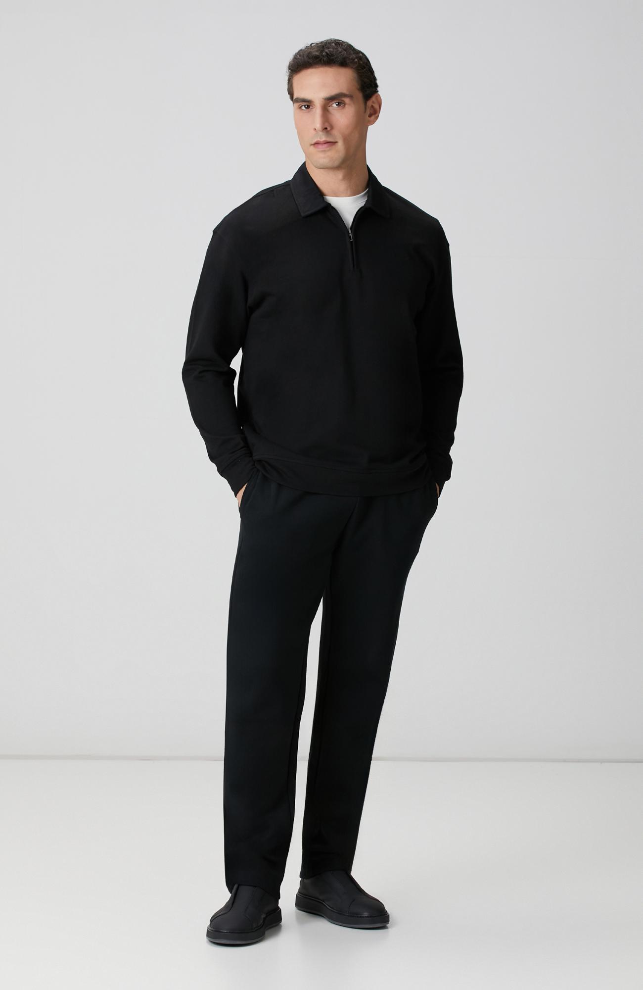 Network Erkek Siyah Sweatshirt