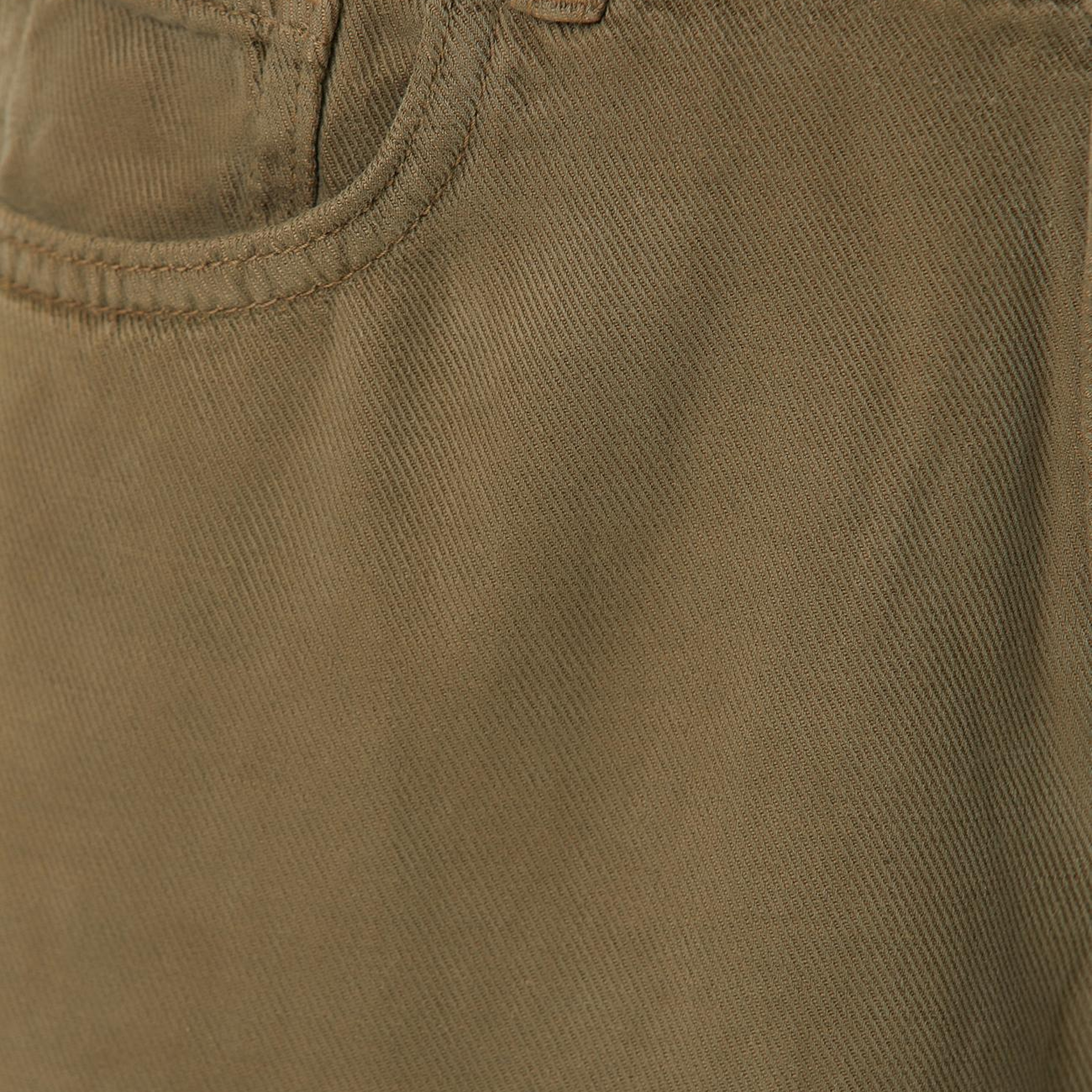 Network Kadın Wide Leg Haki Tencel Karışımlı Casual Pantolon
