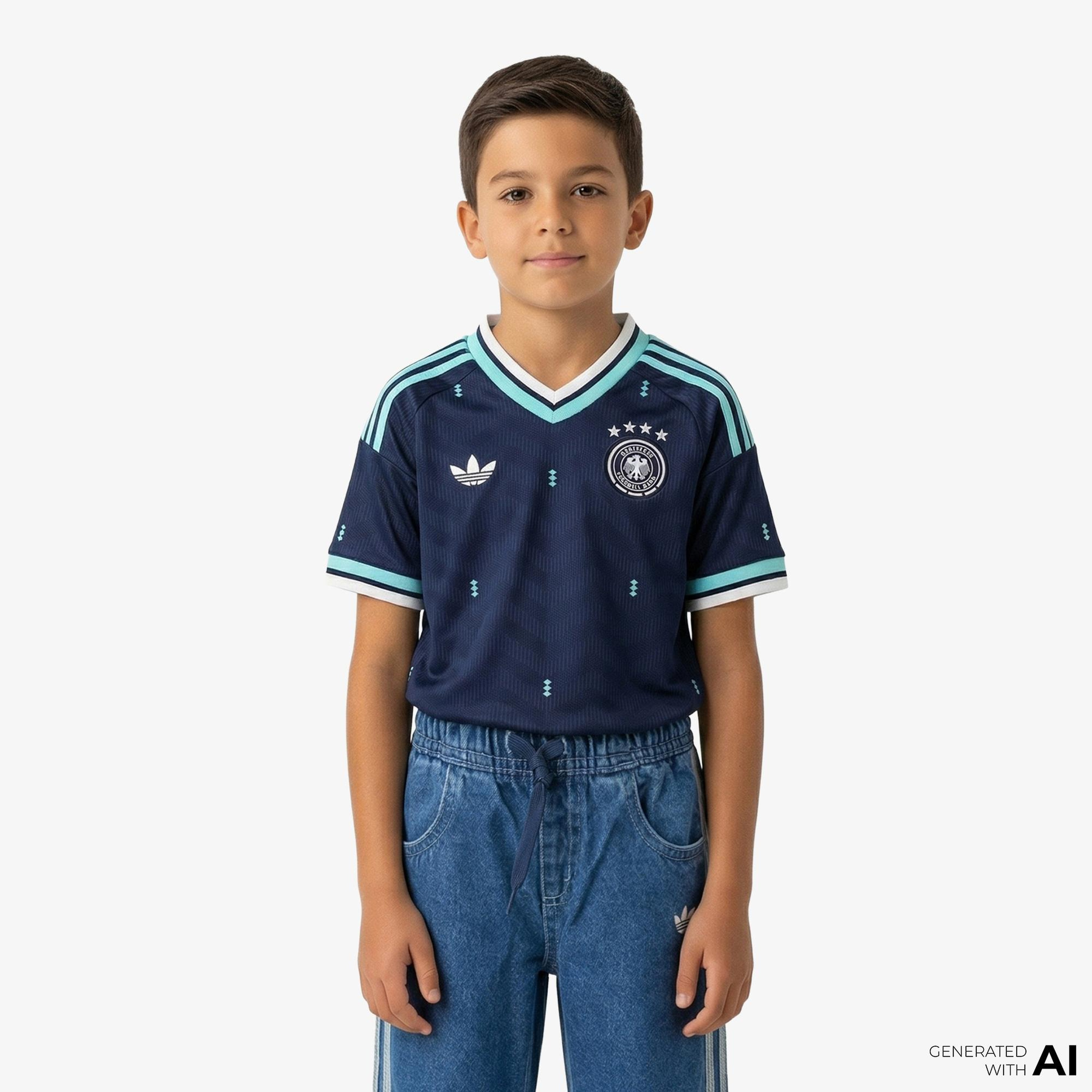 adidas Dfb A Jsy Y Çocuk Mavi Forma