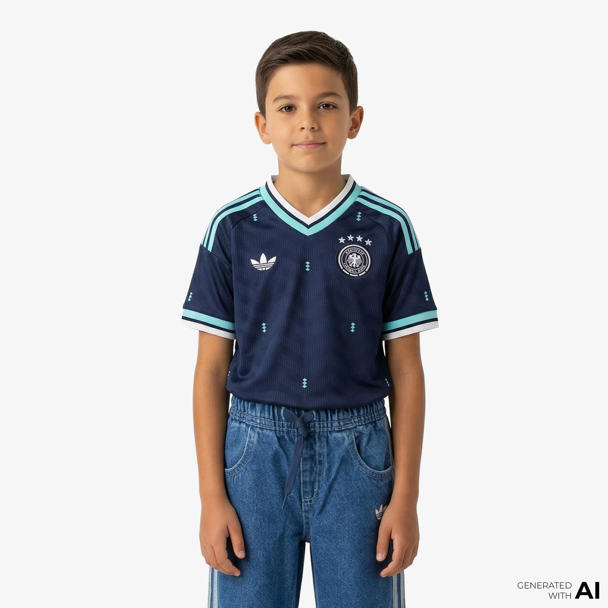 adidas Dfb A Jsy Y Çocuk Mavi Forma