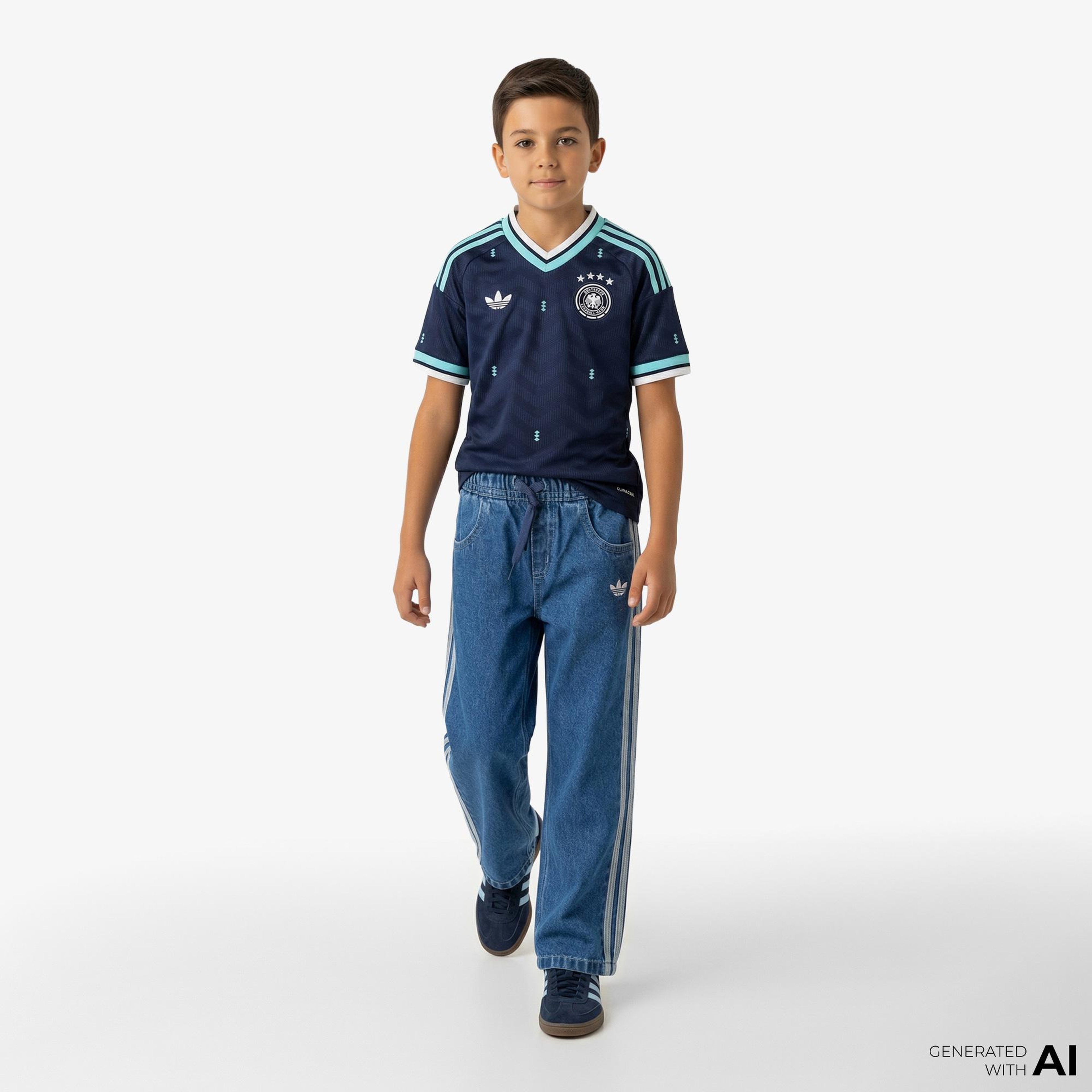 adidas Dfb A Jsy Y Çocuk Mavi Forma