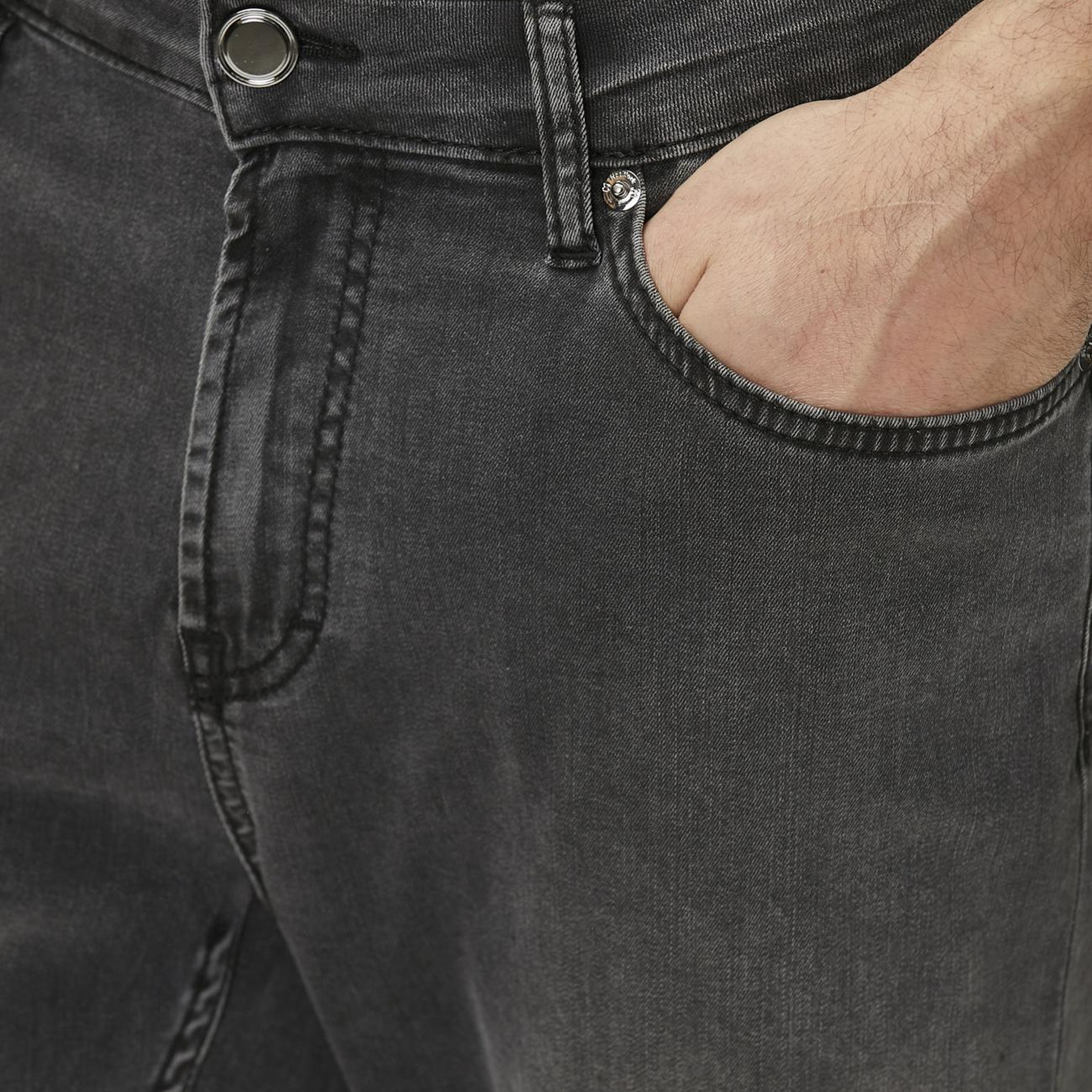 Network Erkek Antrasit Denim Pantolon
