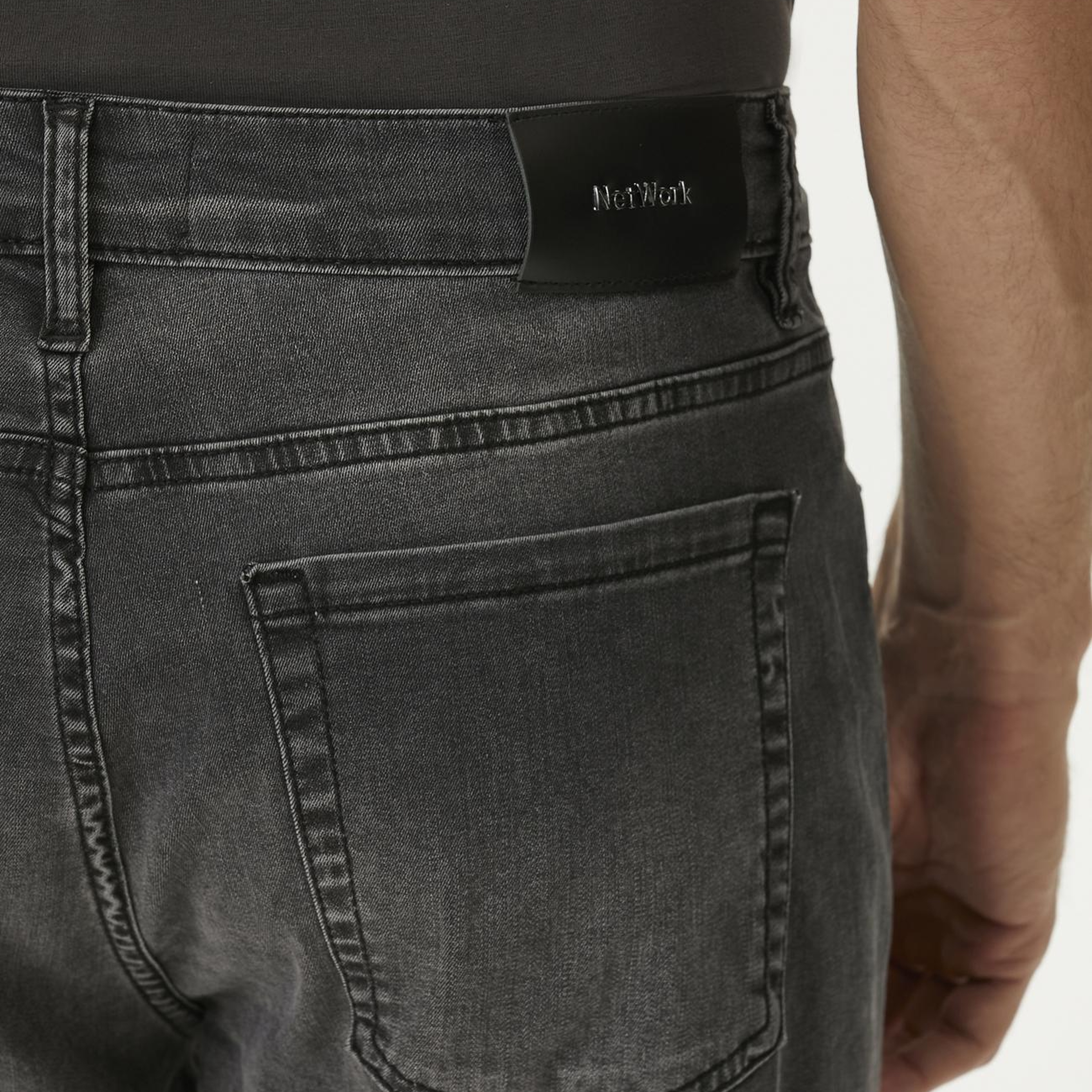 Network Erkek Antrasit Denim Pantolon