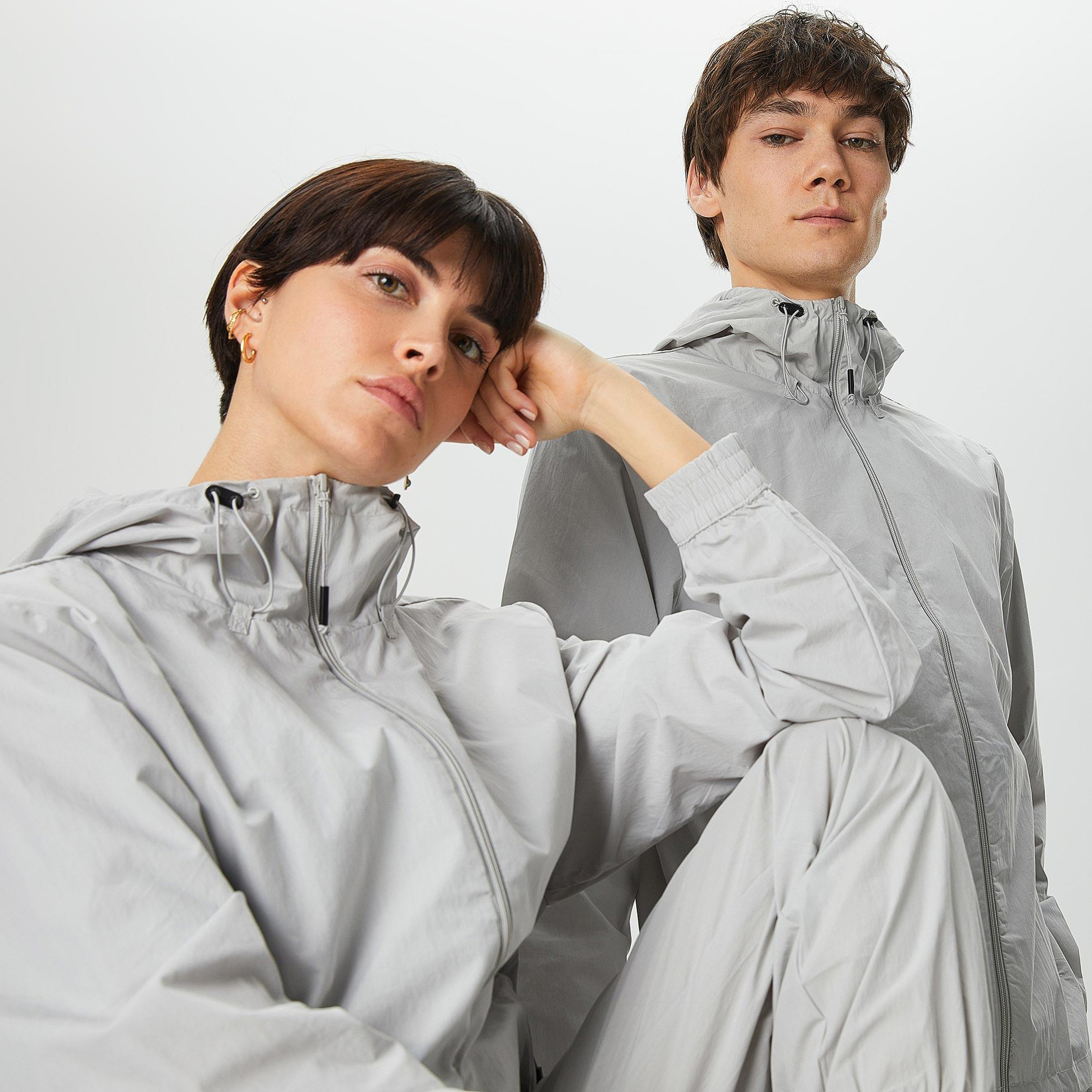 Rains Juba Unisex Gri Yağmurluk