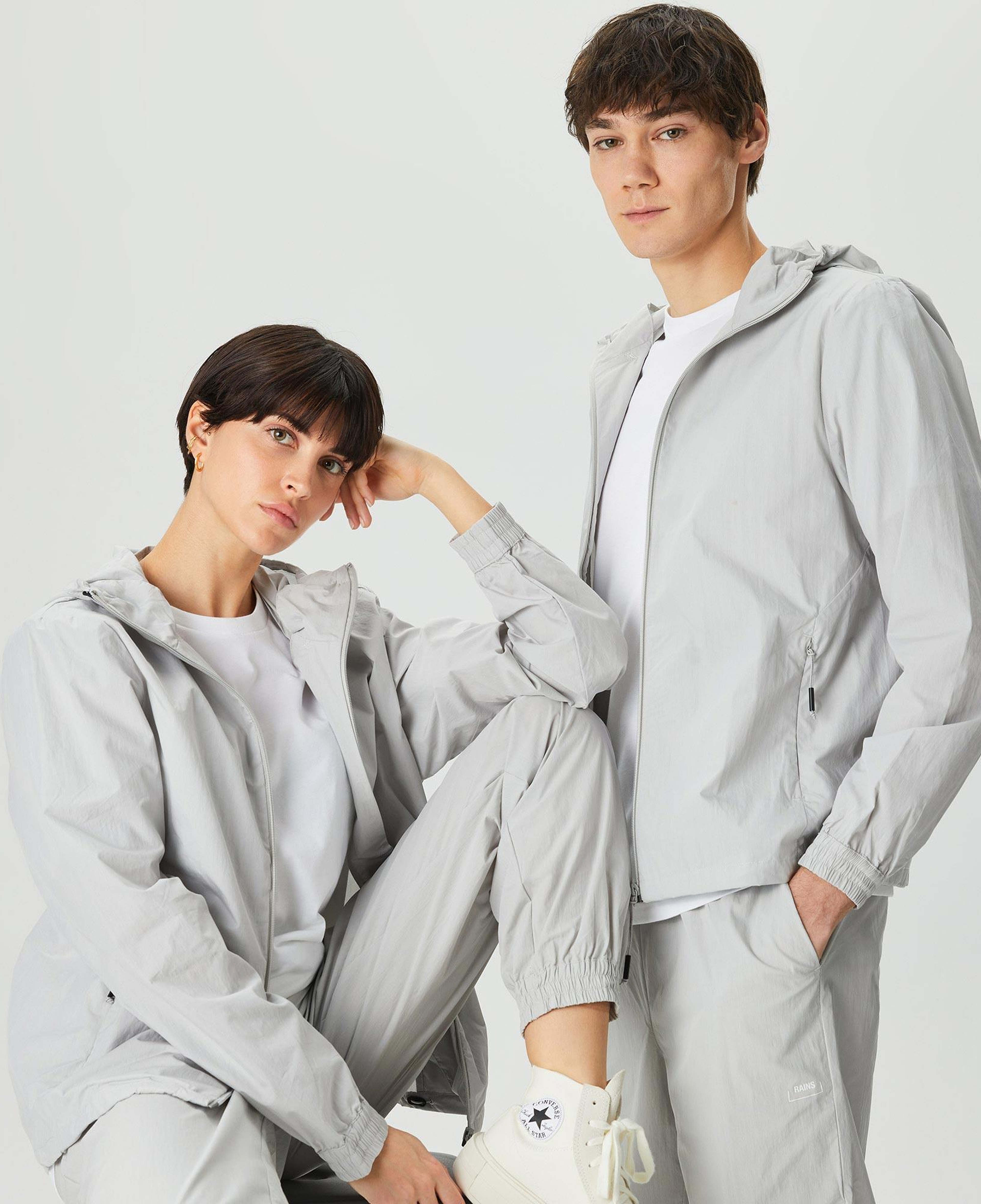 Rains Juba Unisex Gri Yağmurluk