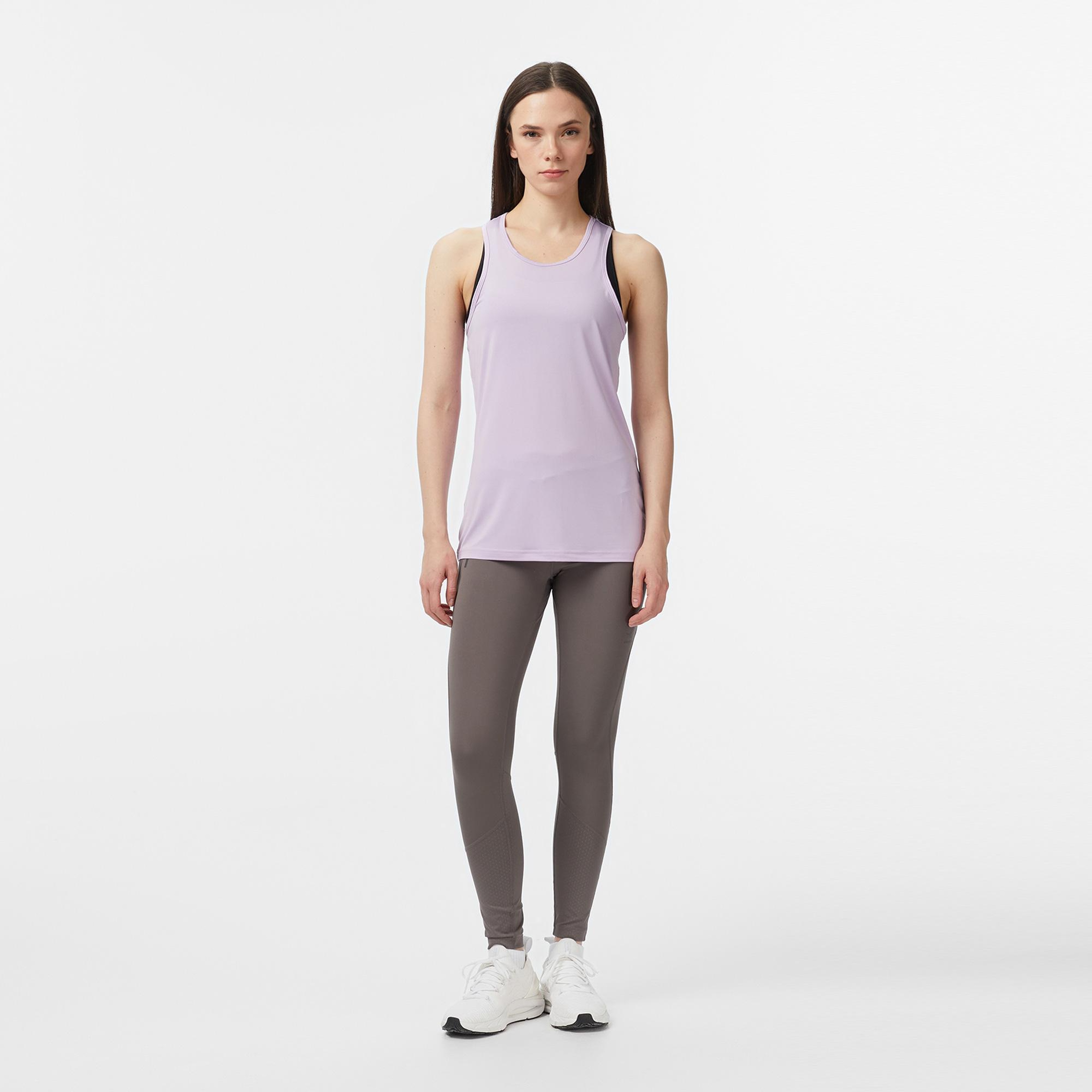 Energetics Glory VI SL Kadın Mor Antrenman T-Shirt