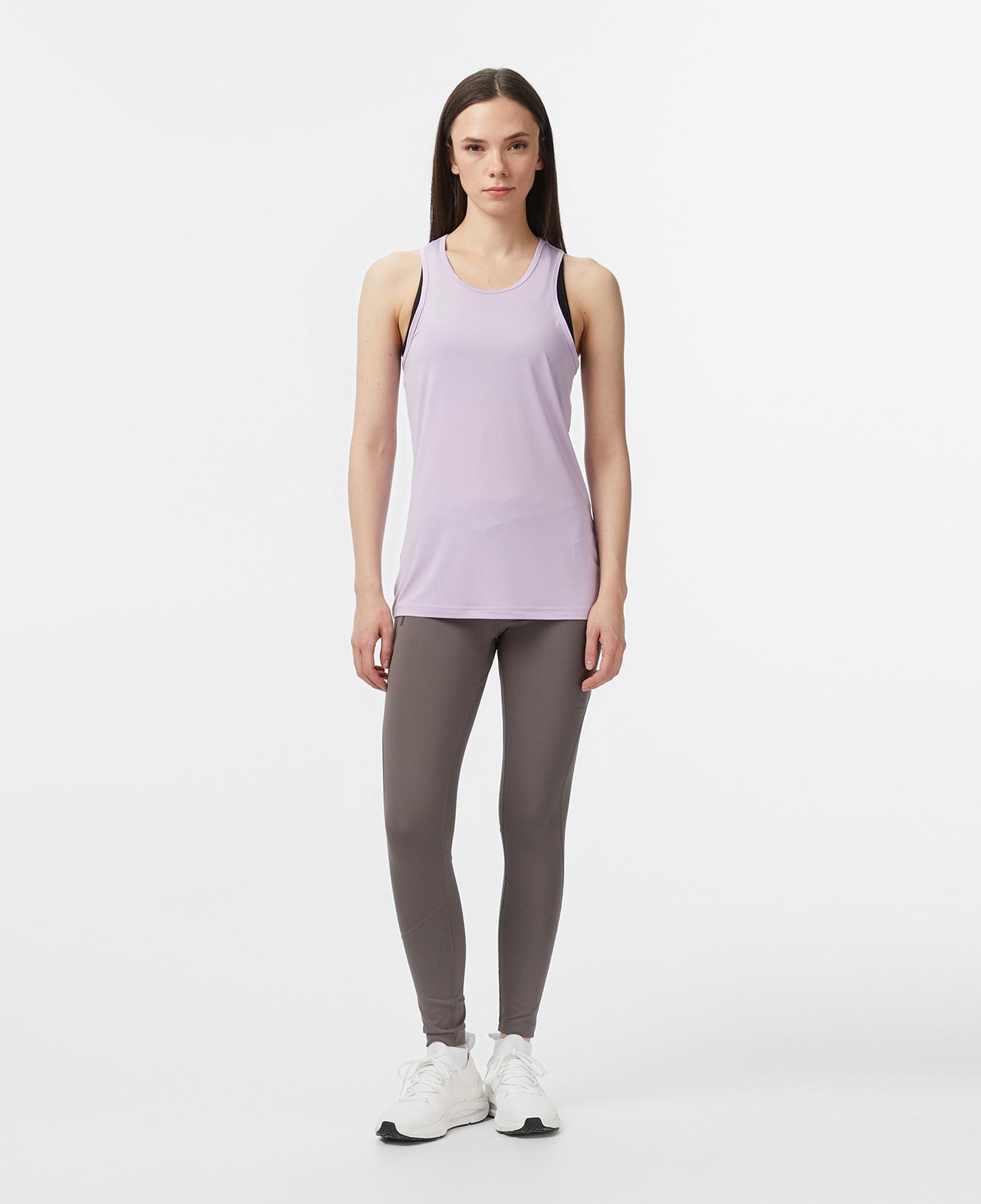 Energetics Glory VI SL Kadın Mor Antrenman T-Shirt