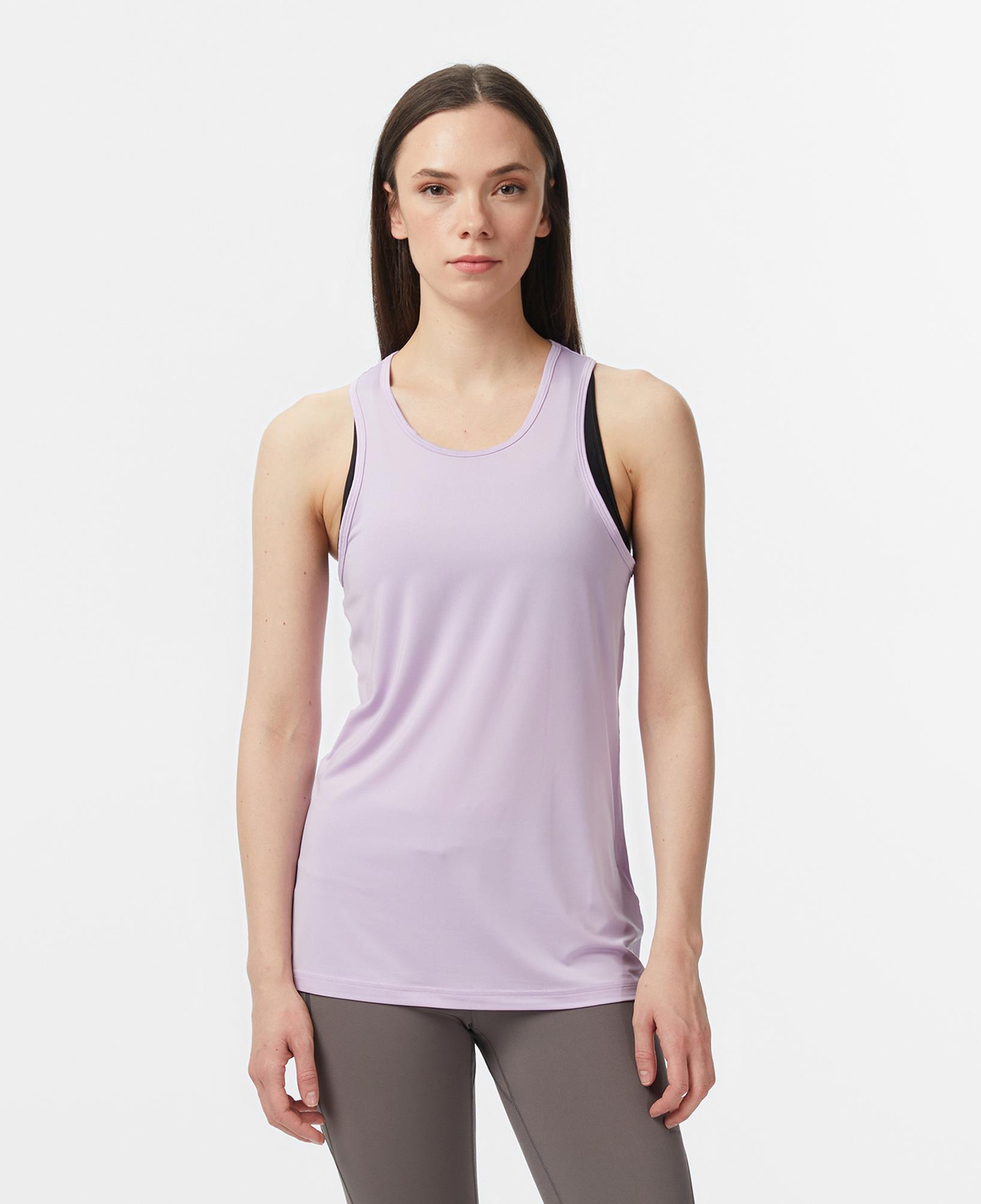 Energetics Glory VI SL Kadın Mor Antrenman T-Shirt