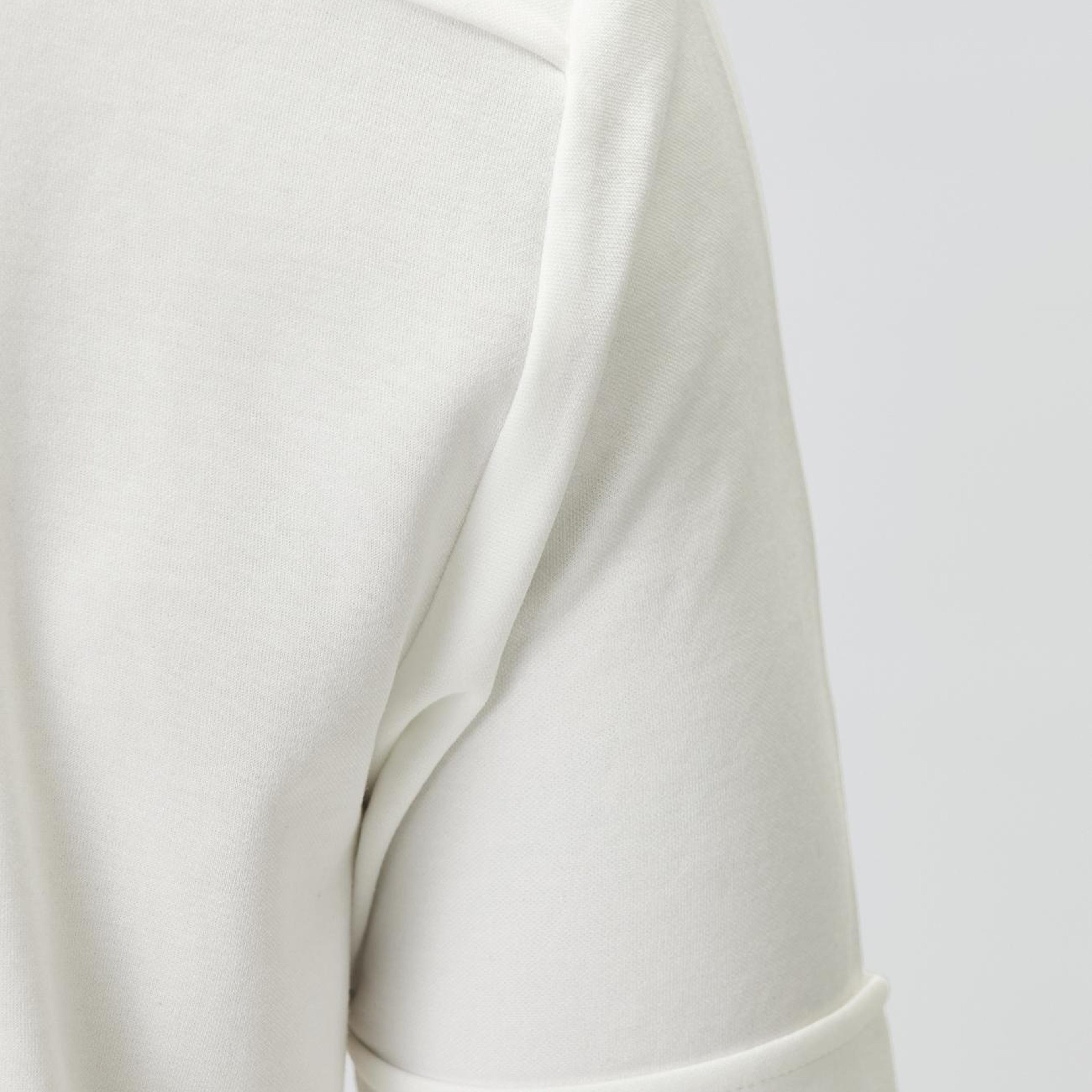 Network Erkek Slim Fit Kırık Beyaz Kısa Kol Örme Gömlek
