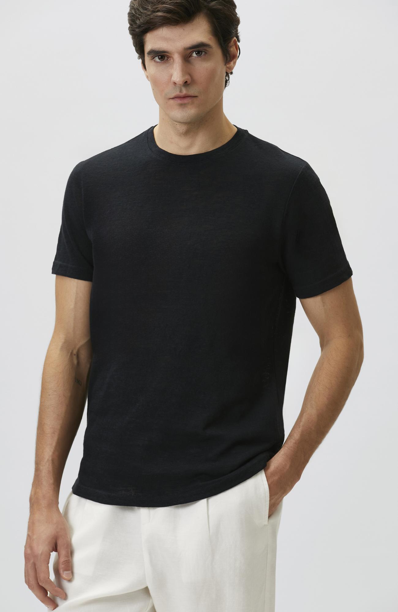 Network Erkek Lacivert Basic T-shirt