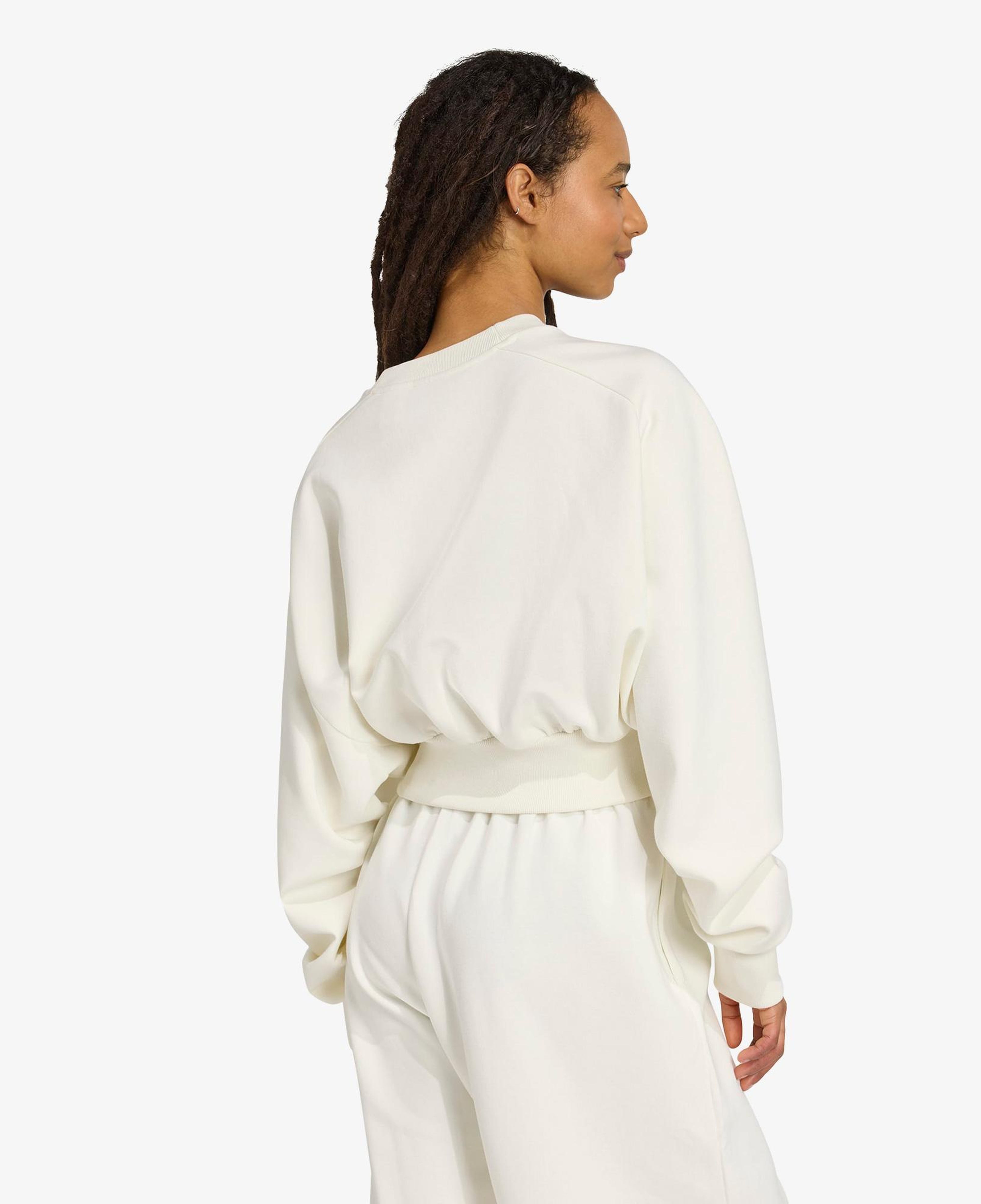adidas All Szn Soft Lux Kadın Beyaz Sweatshirt
