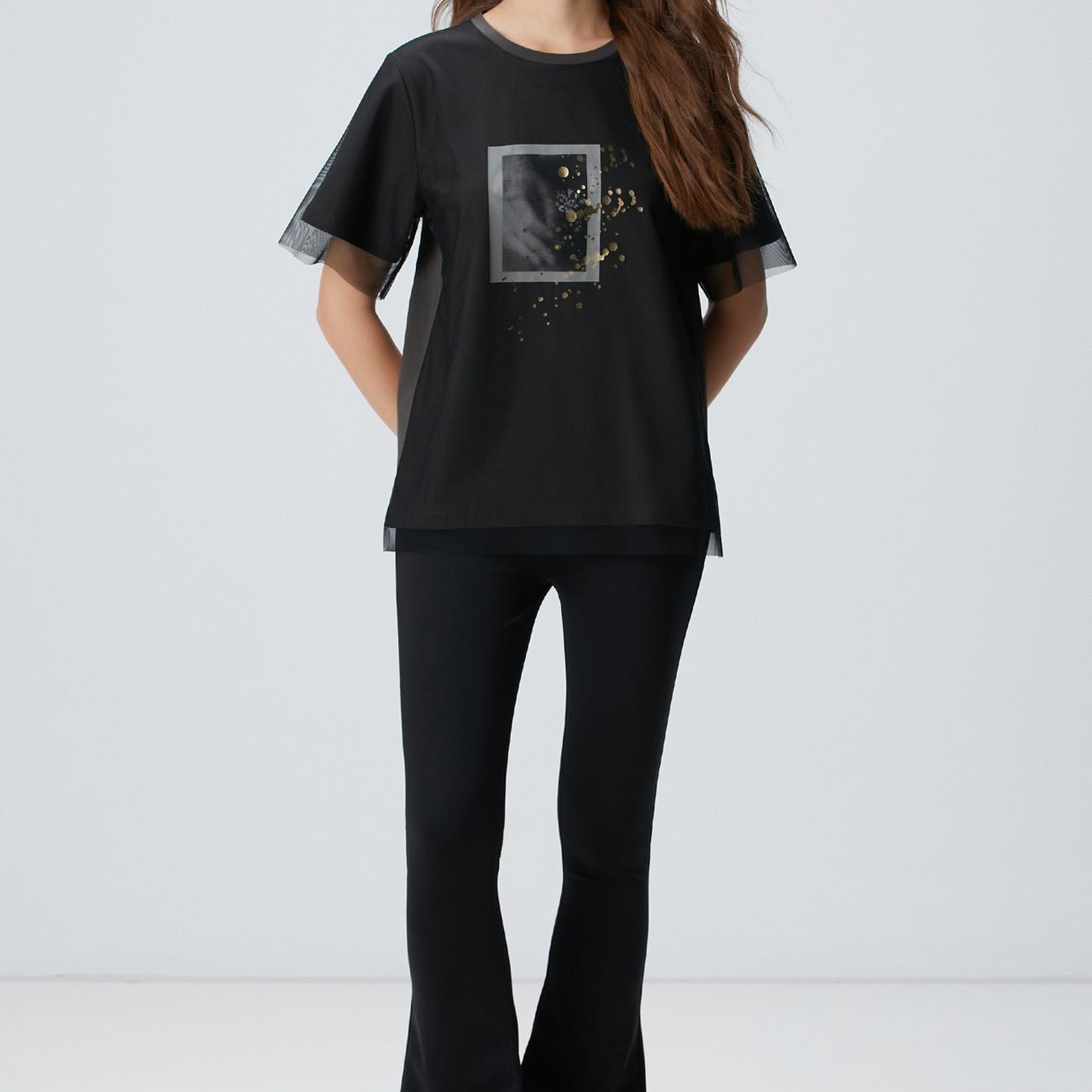 Network Kadın N-Tech Antrasit T-Shirt