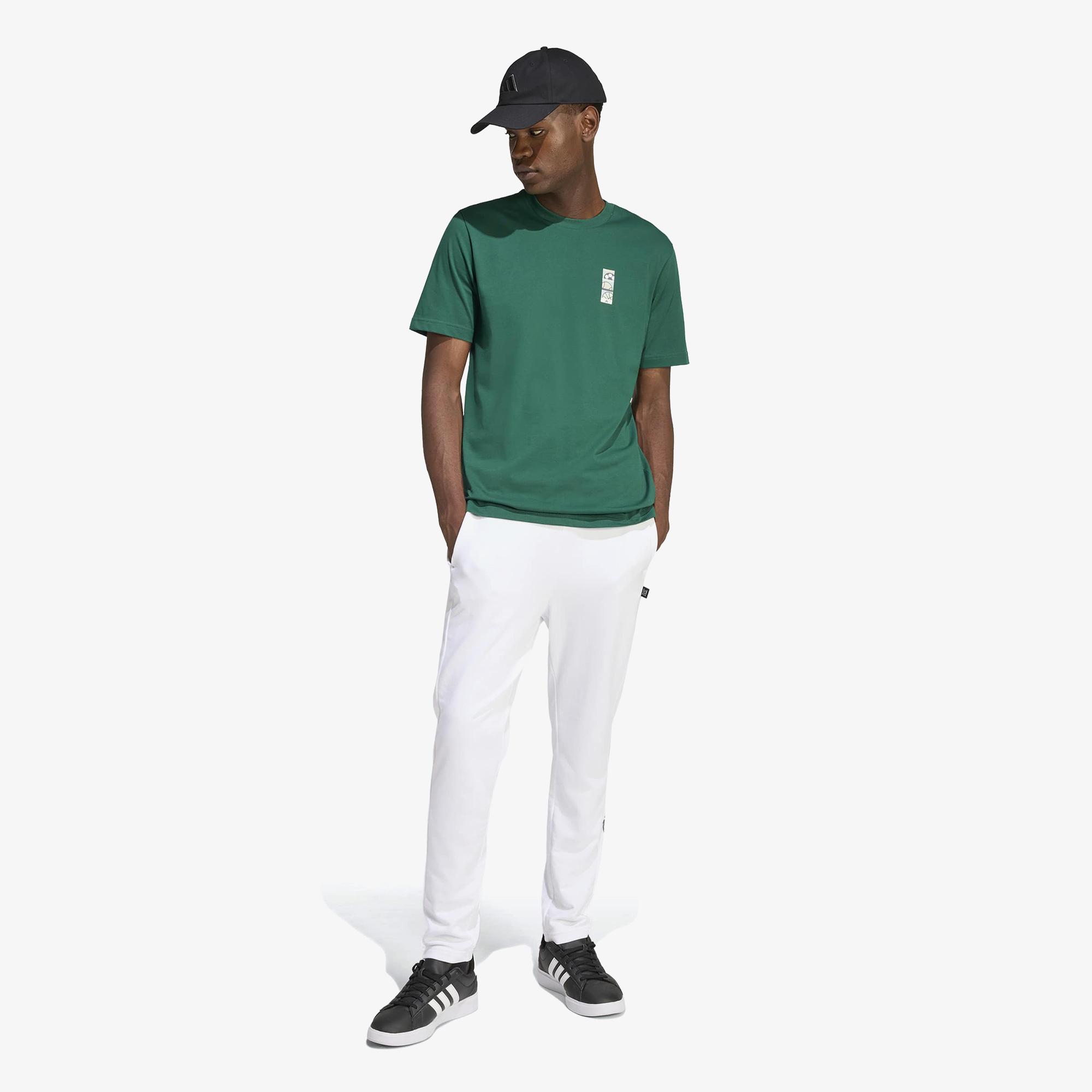 adidas Memories of Sport Poster Erkek Yeşil T-Shirt