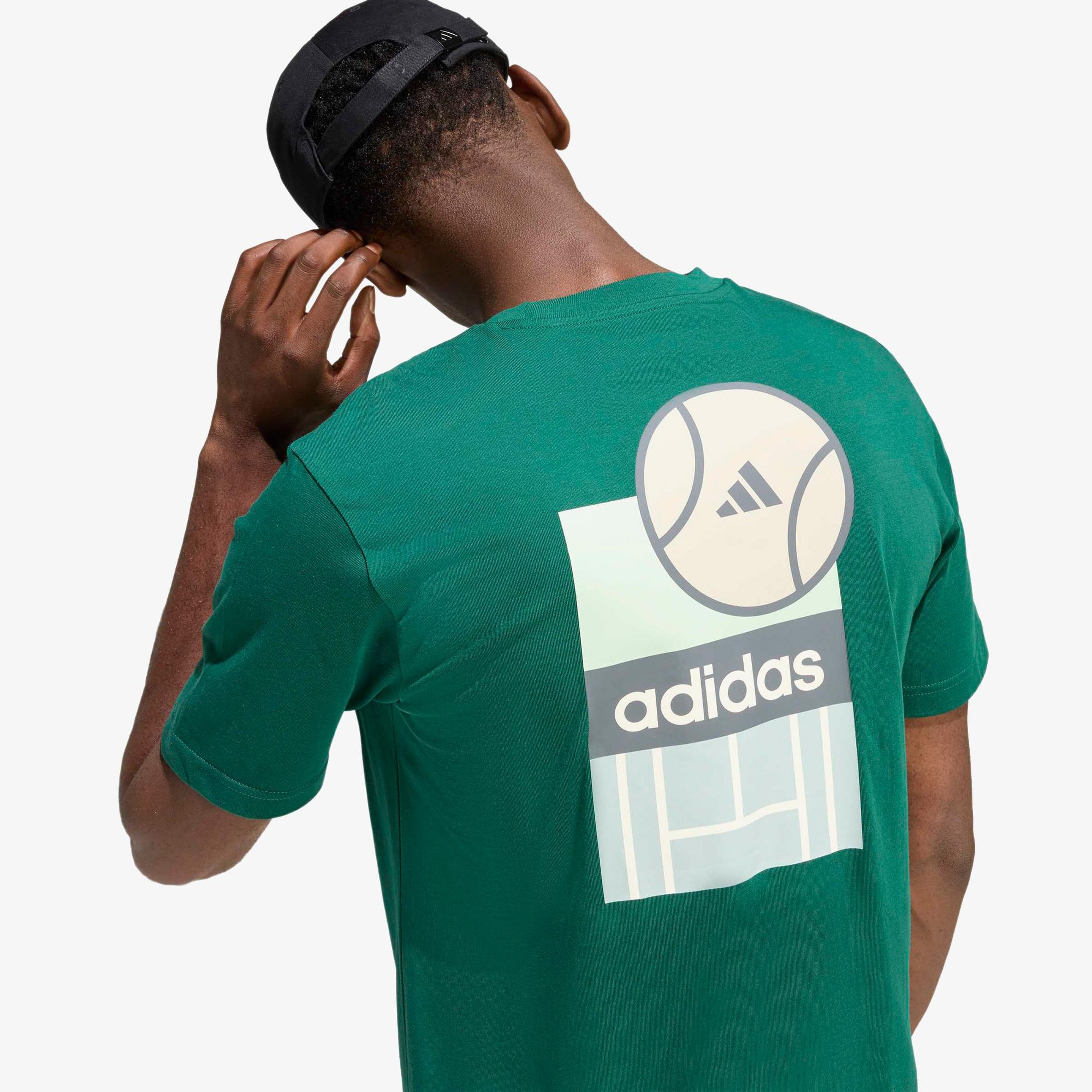 adidas Memories of Sport Poster Erkek Yeşil T-Shirt