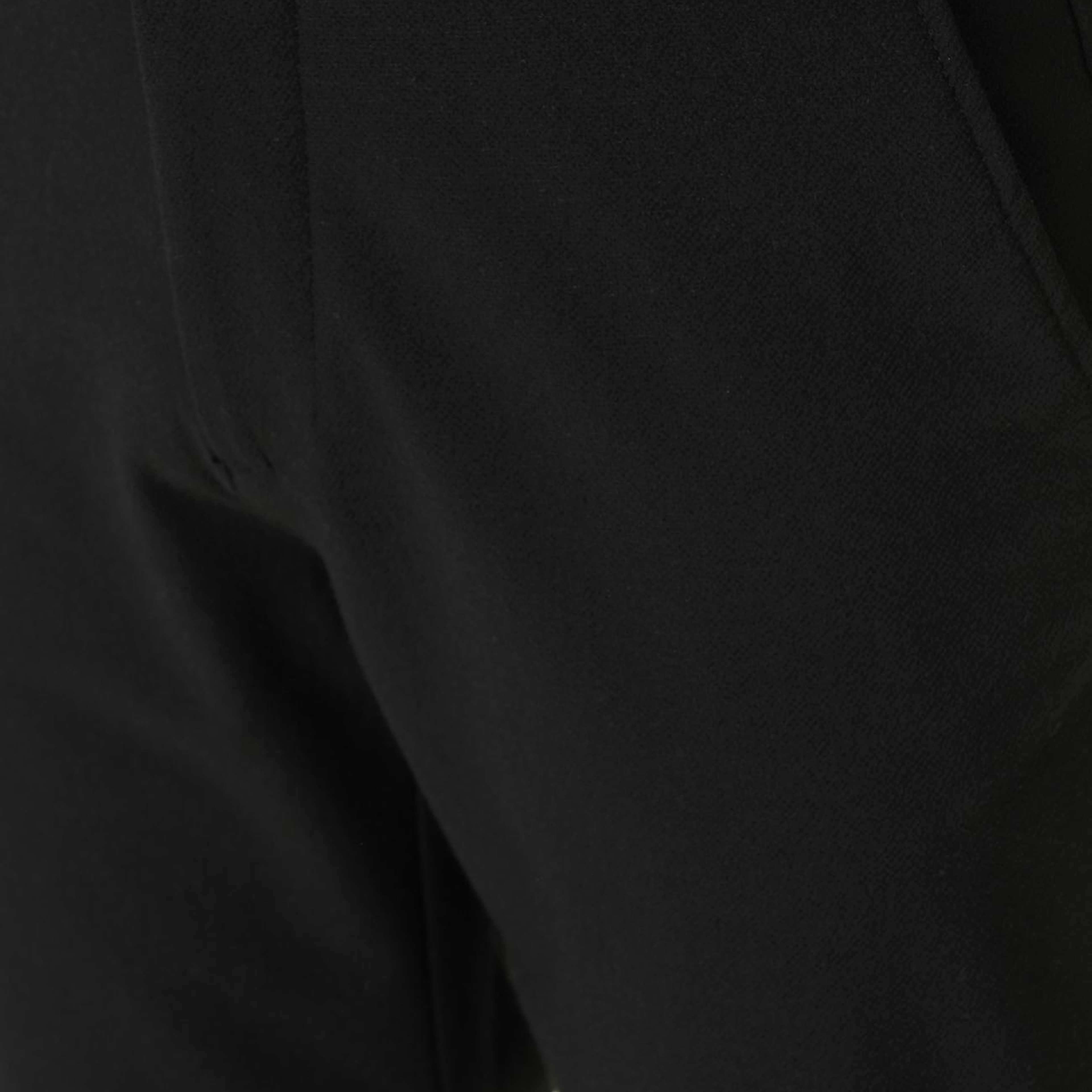 Network Erkek Siyah Jogger Gofre Desen Dokuma Pantolon