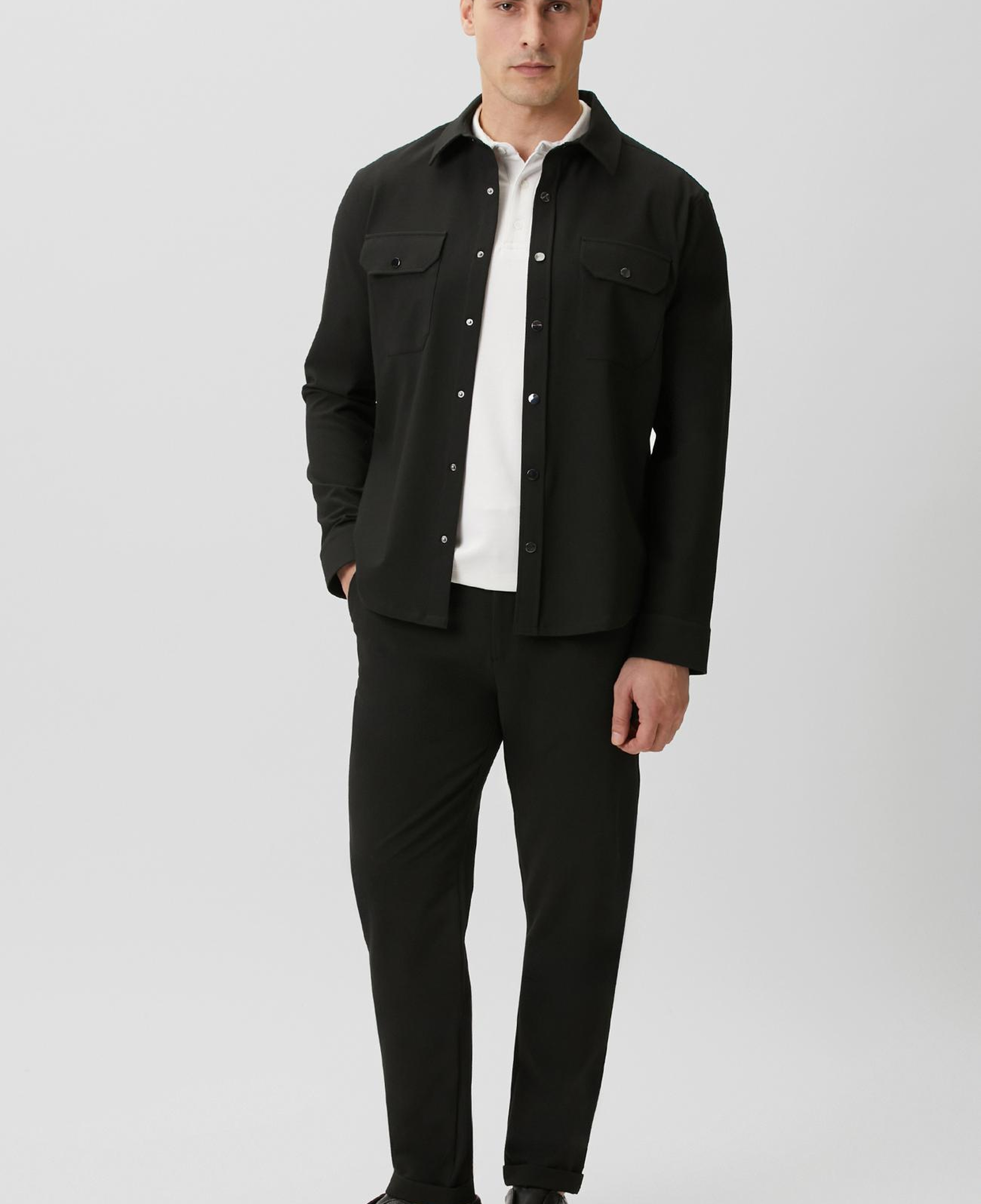 Network Erkek Siyah Jogger Gofre Desen Dokuma Pantolon