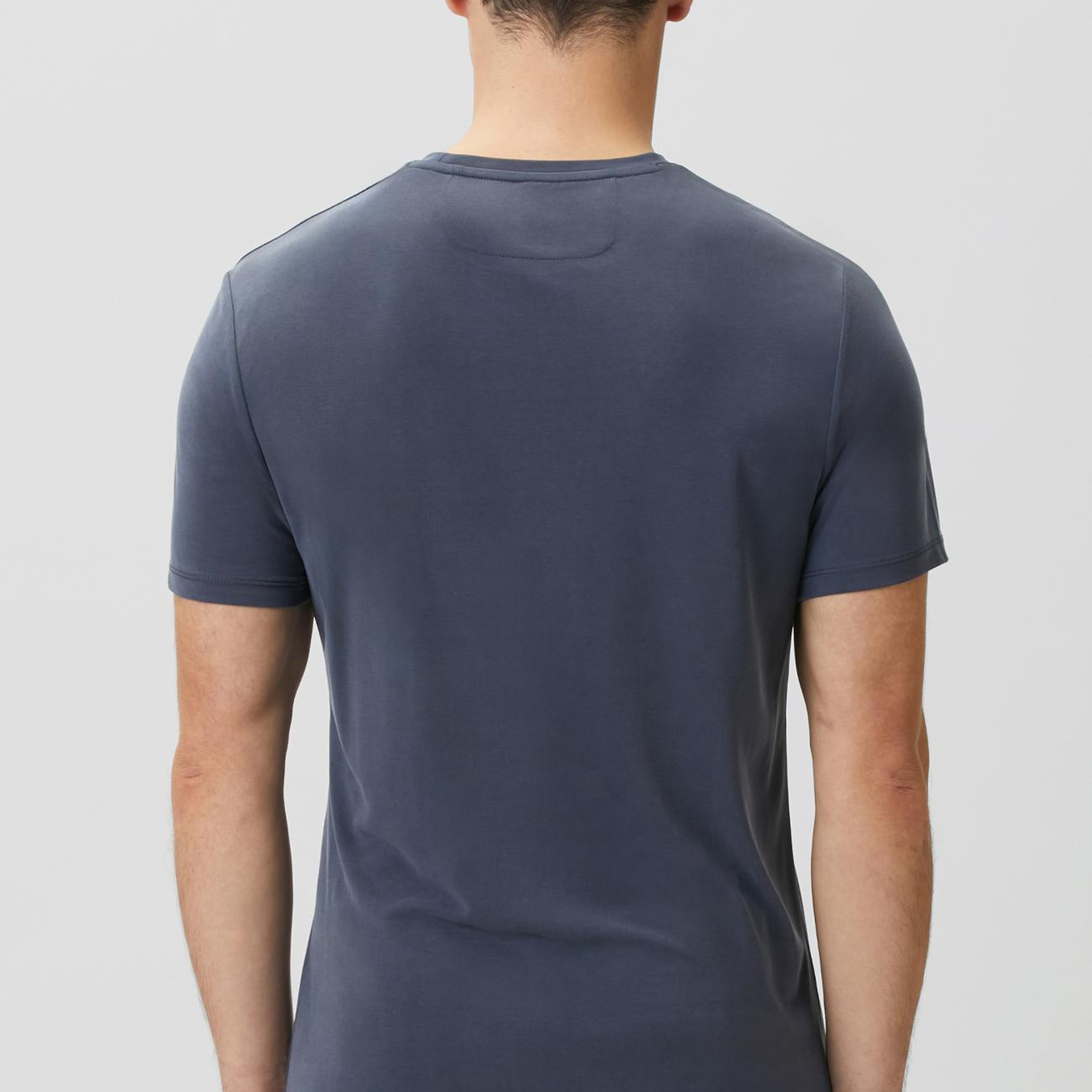 Network Erkek Comfort Fit Indigo Bisiklet Yaka Modal T-shirt
