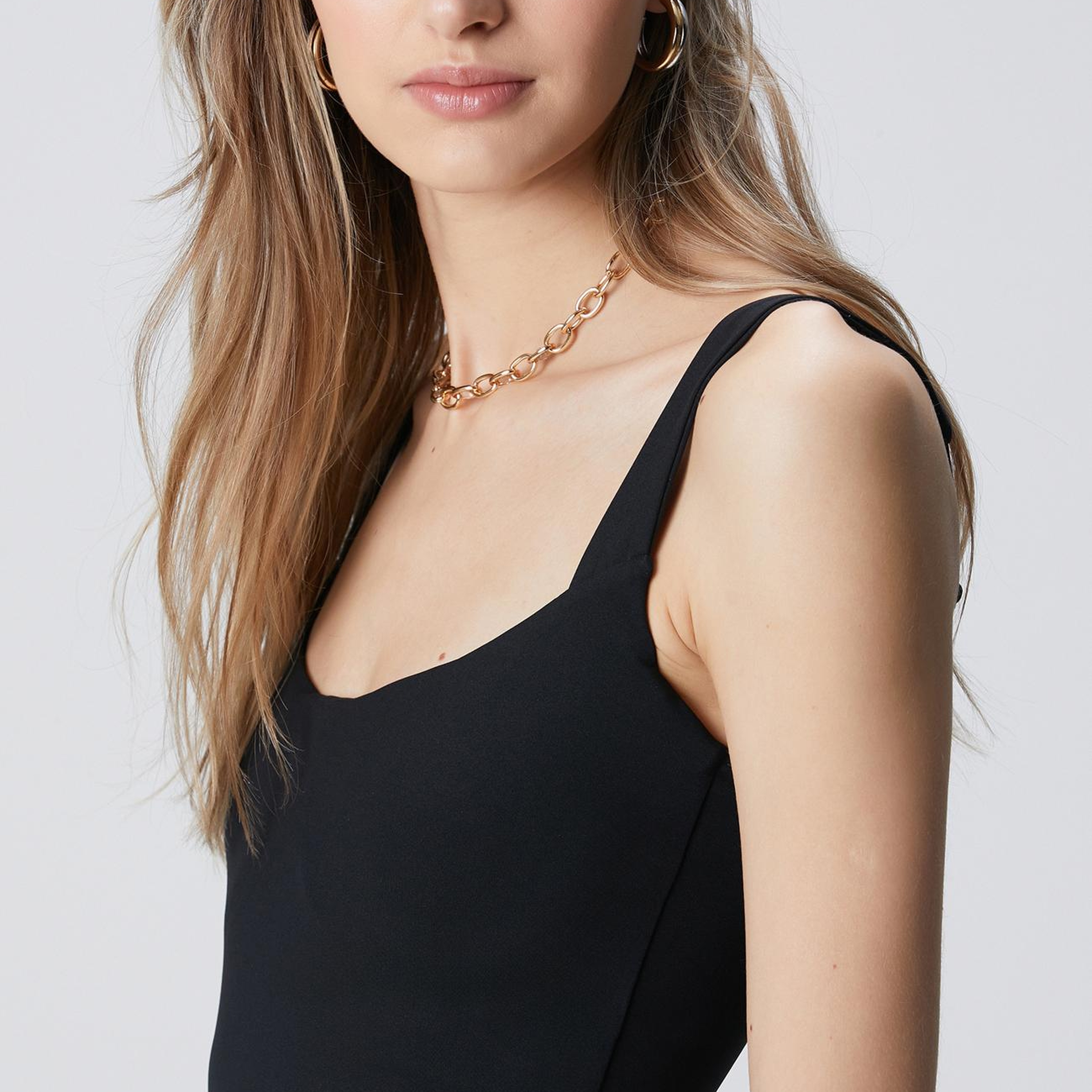 Network Kadın Siyah Bodysuit
