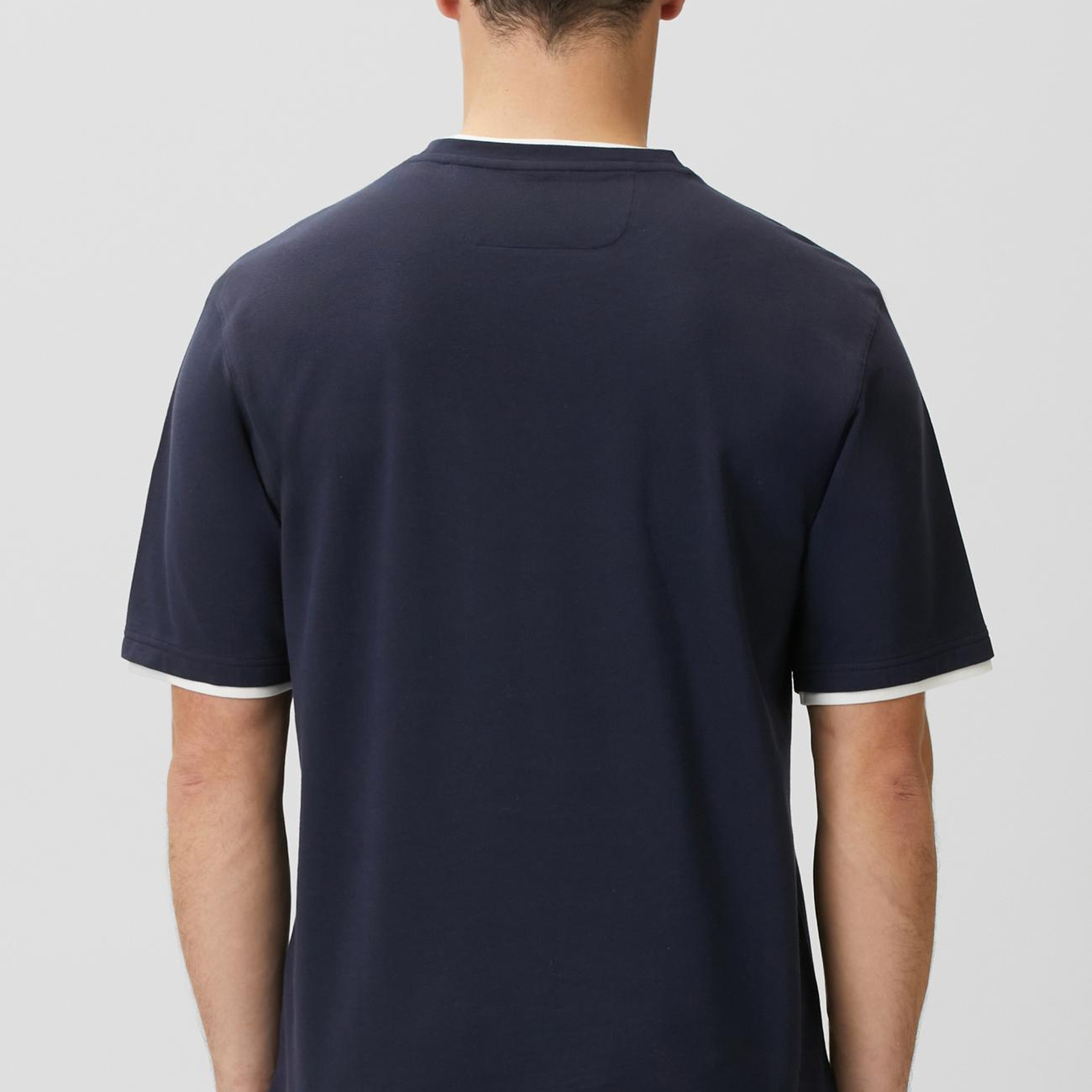 Network Erkek Lacivert Cepli Pike T-shirt