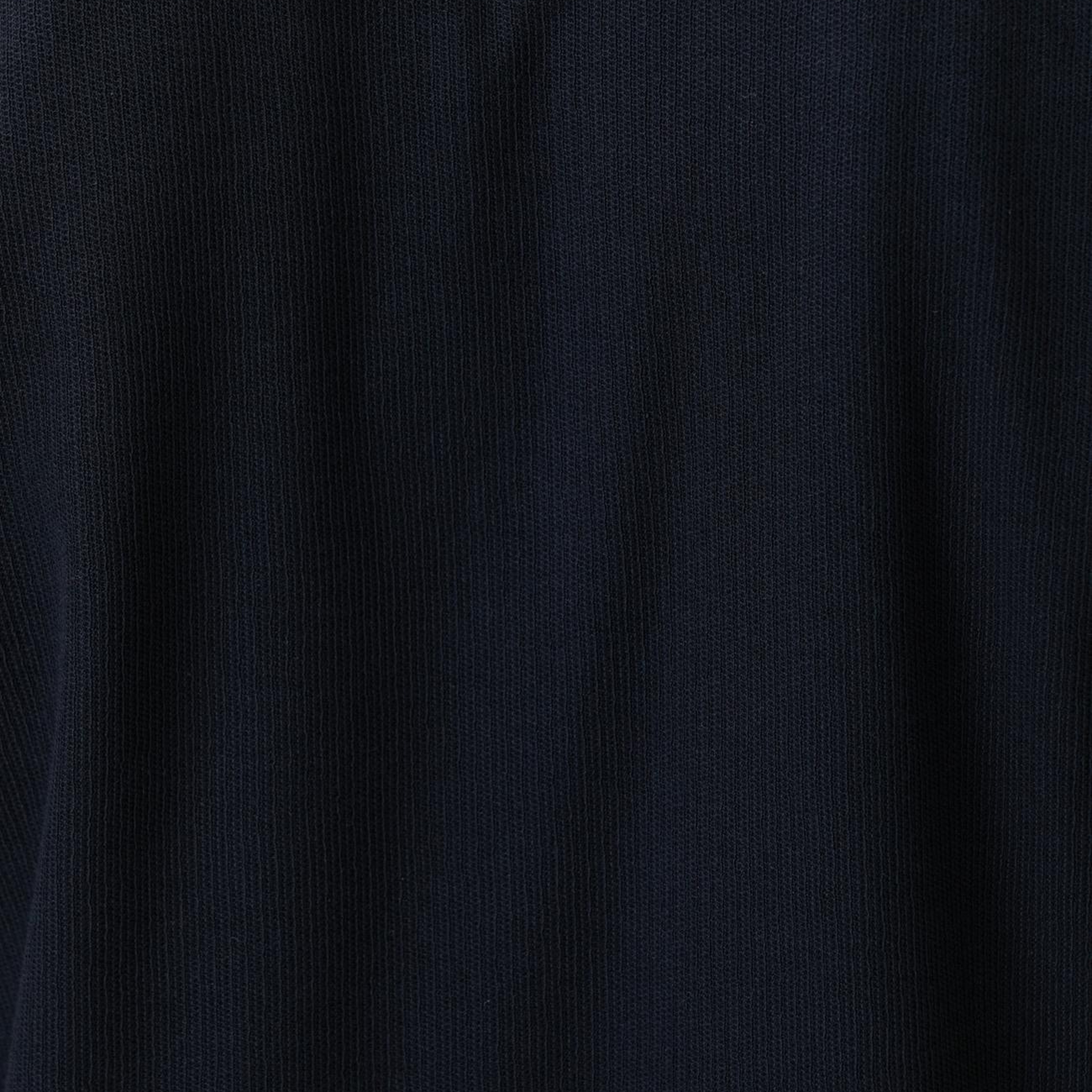 Network Erkek Lacivert Fermuarlı Polo Yaka Jakarlı T-shirt