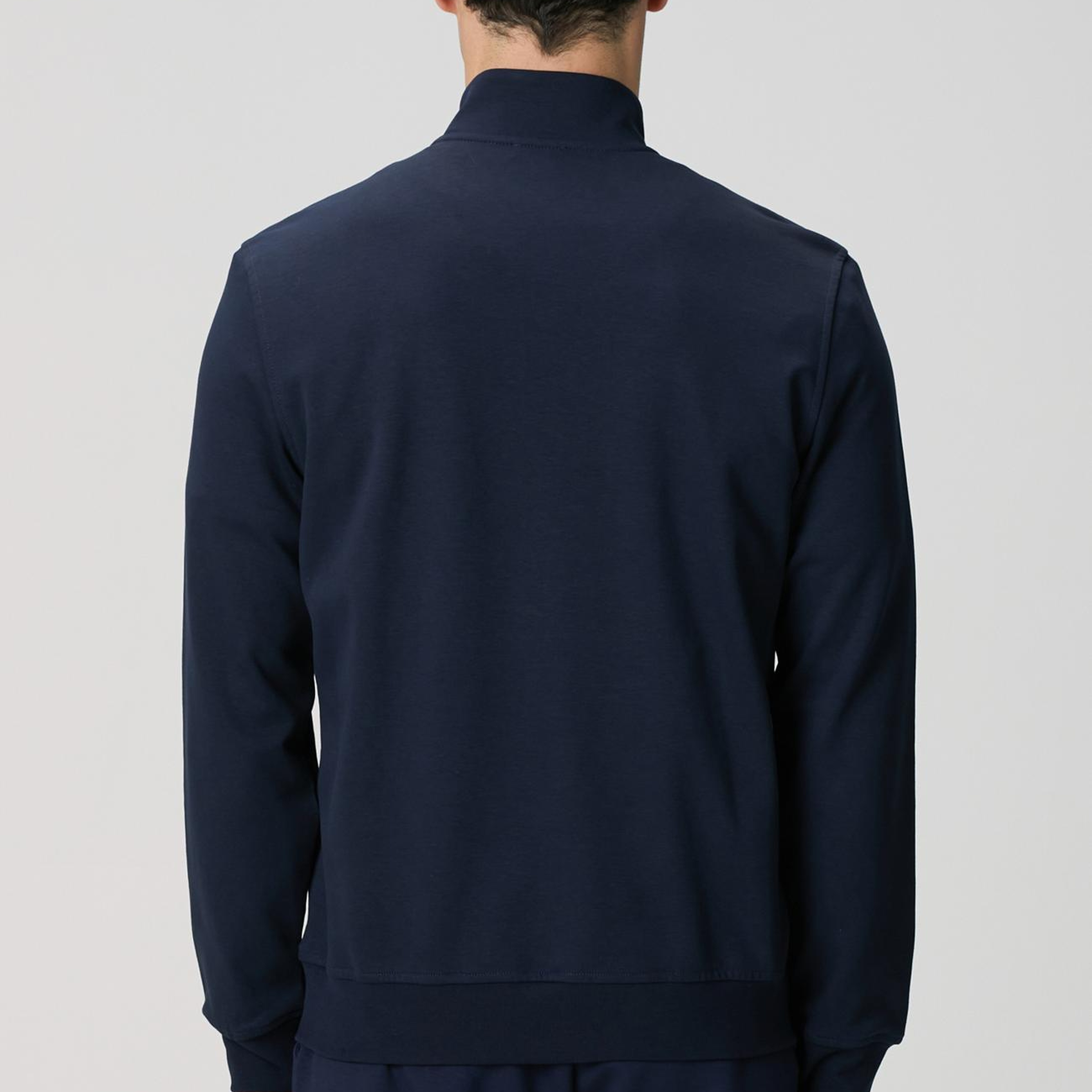 Network Erkek Lacivert Fermuarlı Sweatshirt