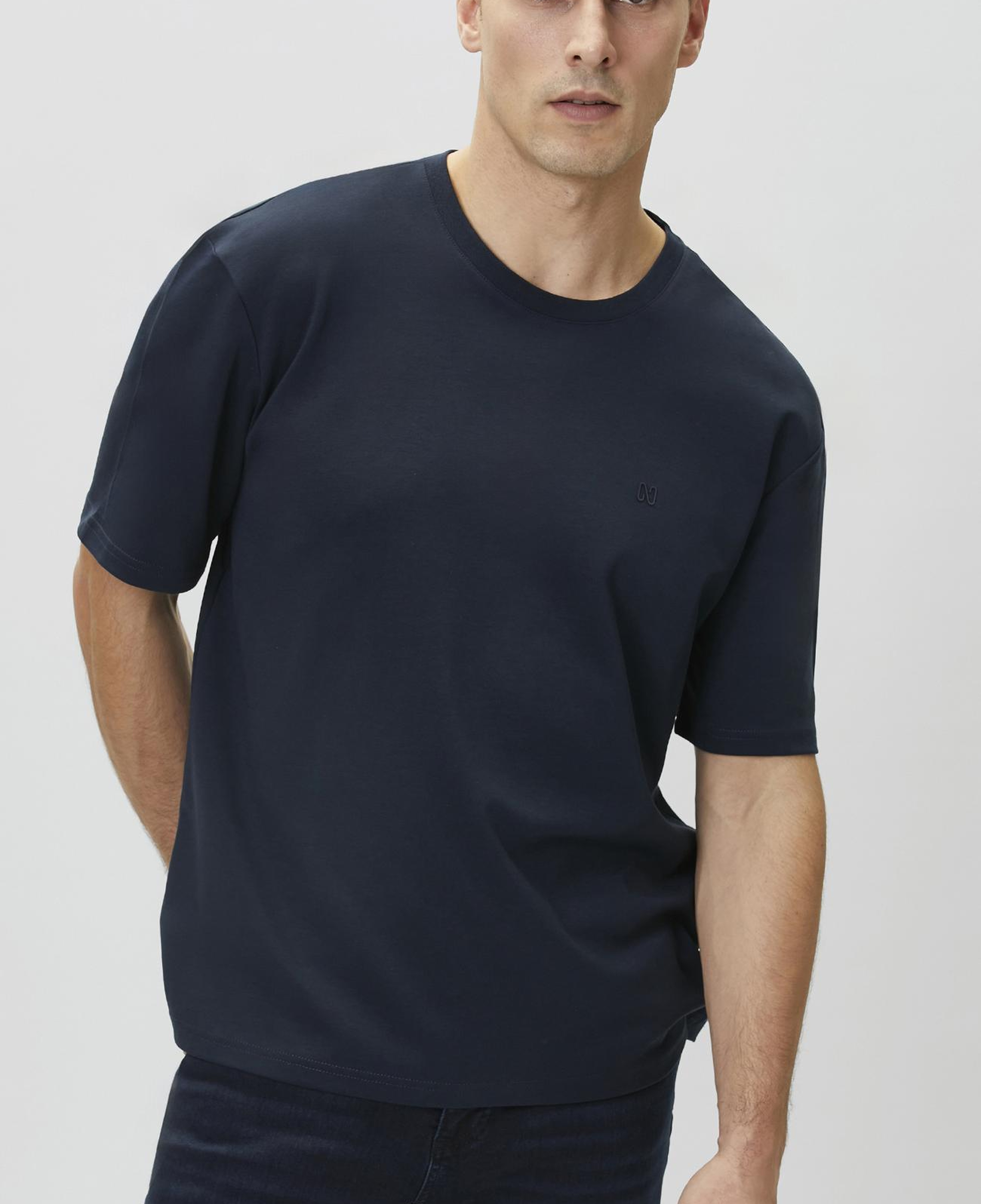 Network Erkek Lacivert Comfort Fit T-shirt