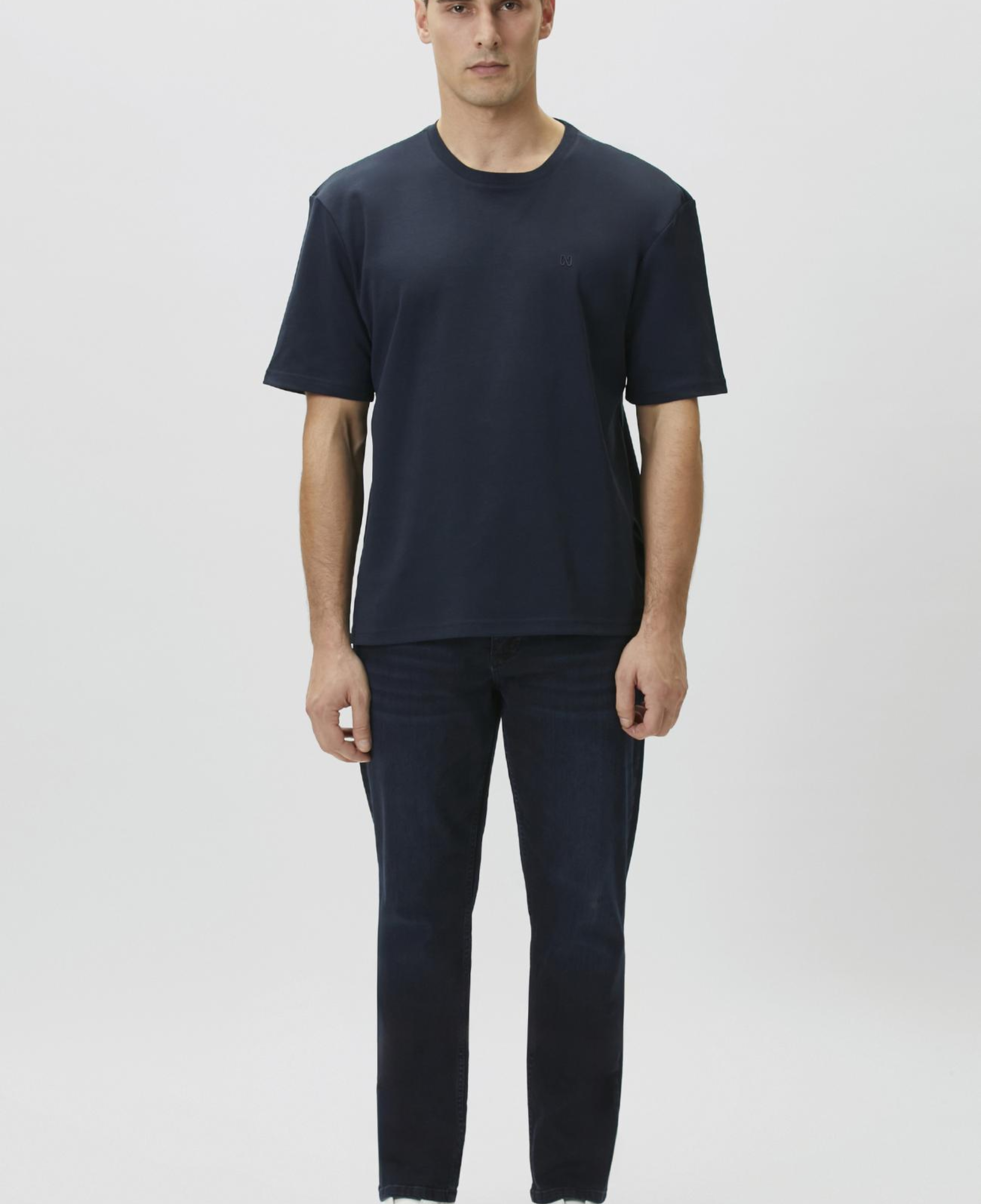 Network Erkek Lacivert Comfort Fit T-shirt