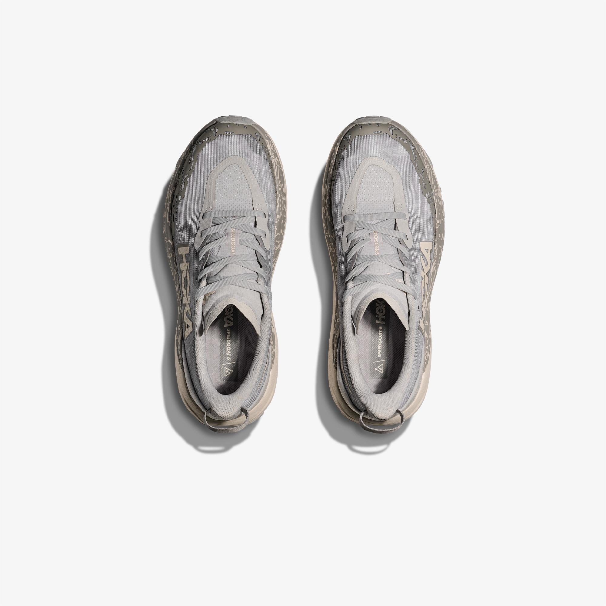 Hoka Speedgoat 6 Kadın Gri Outdoor Ayakkabı