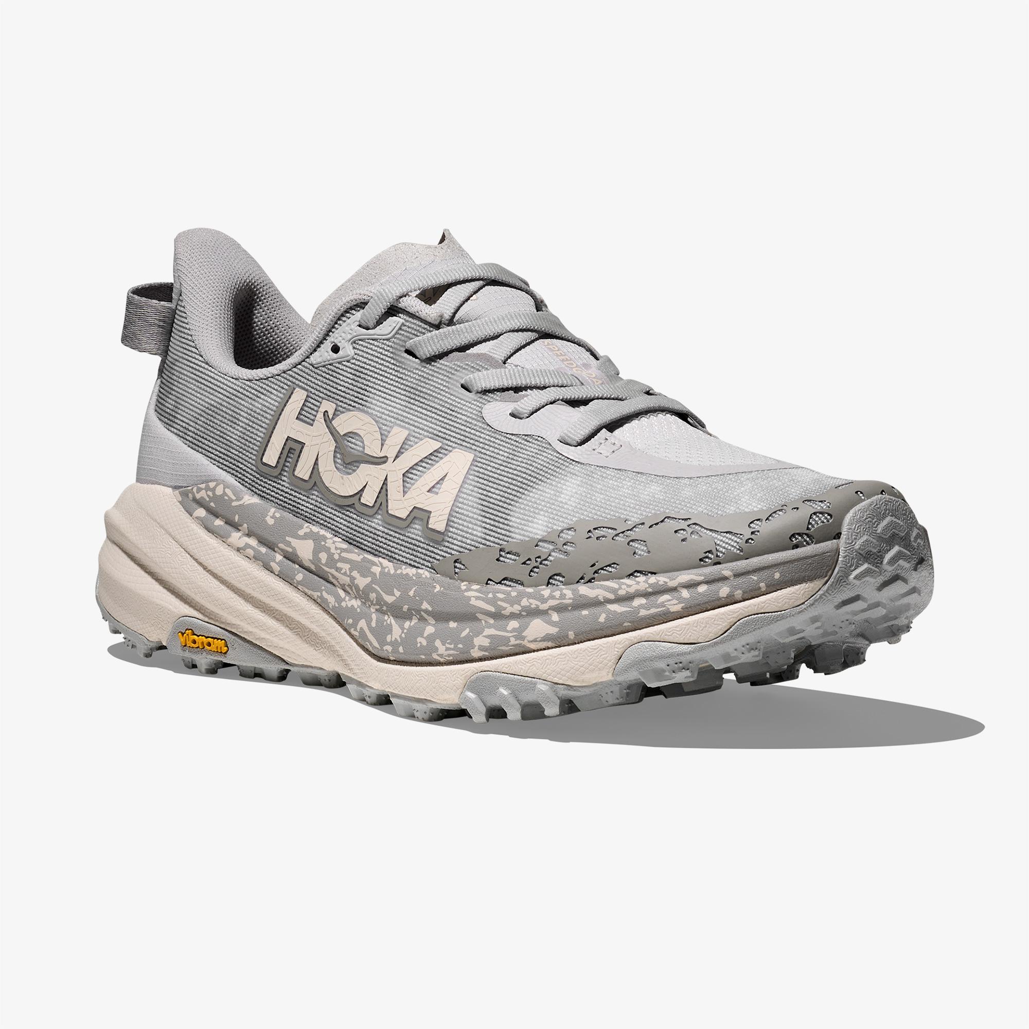 Hoka Speedgoat 6 Kadın Gri Outdoor Ayakkabı