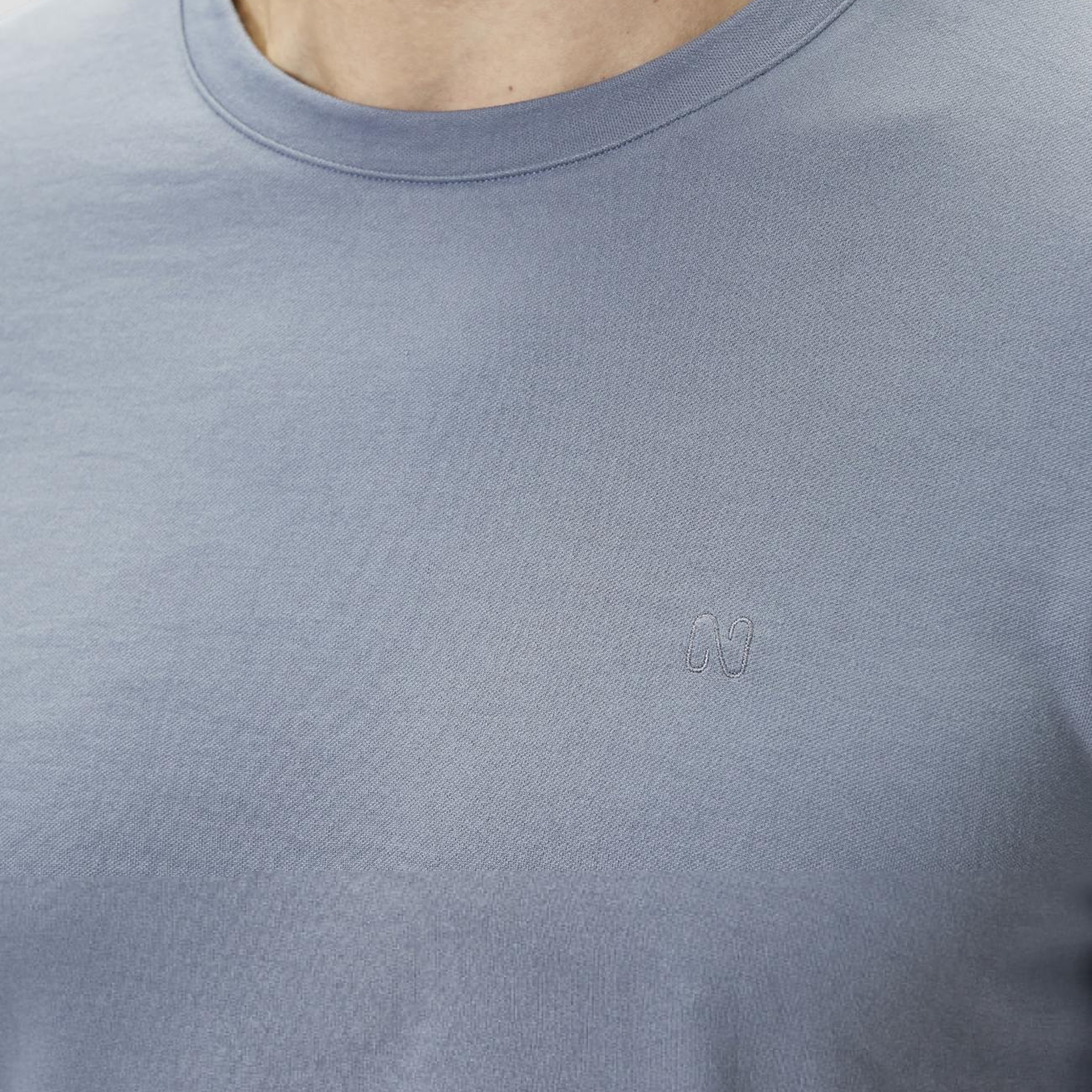 Network Erkek Mavi Pike Desen Basic T-shirt