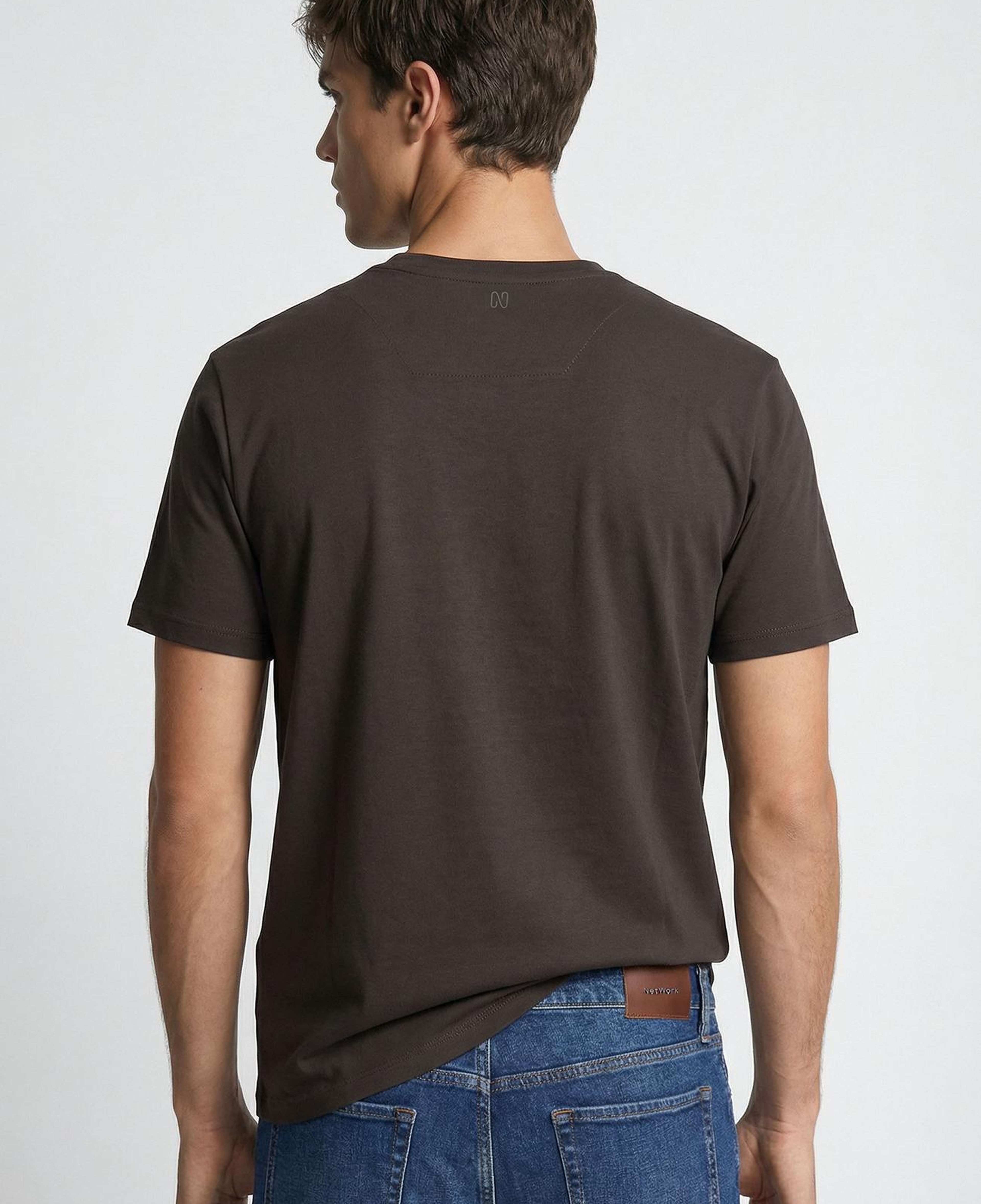 Network Erkek N-Tech Haki Basic T-shirt