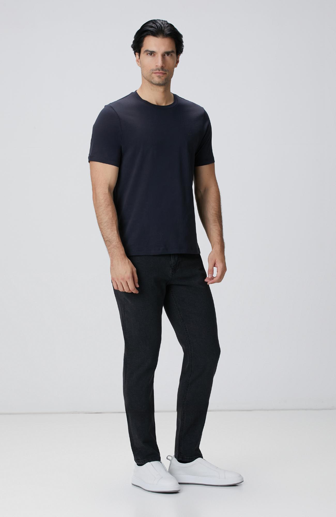 Network Erkek Lacivert Basic T-shirt