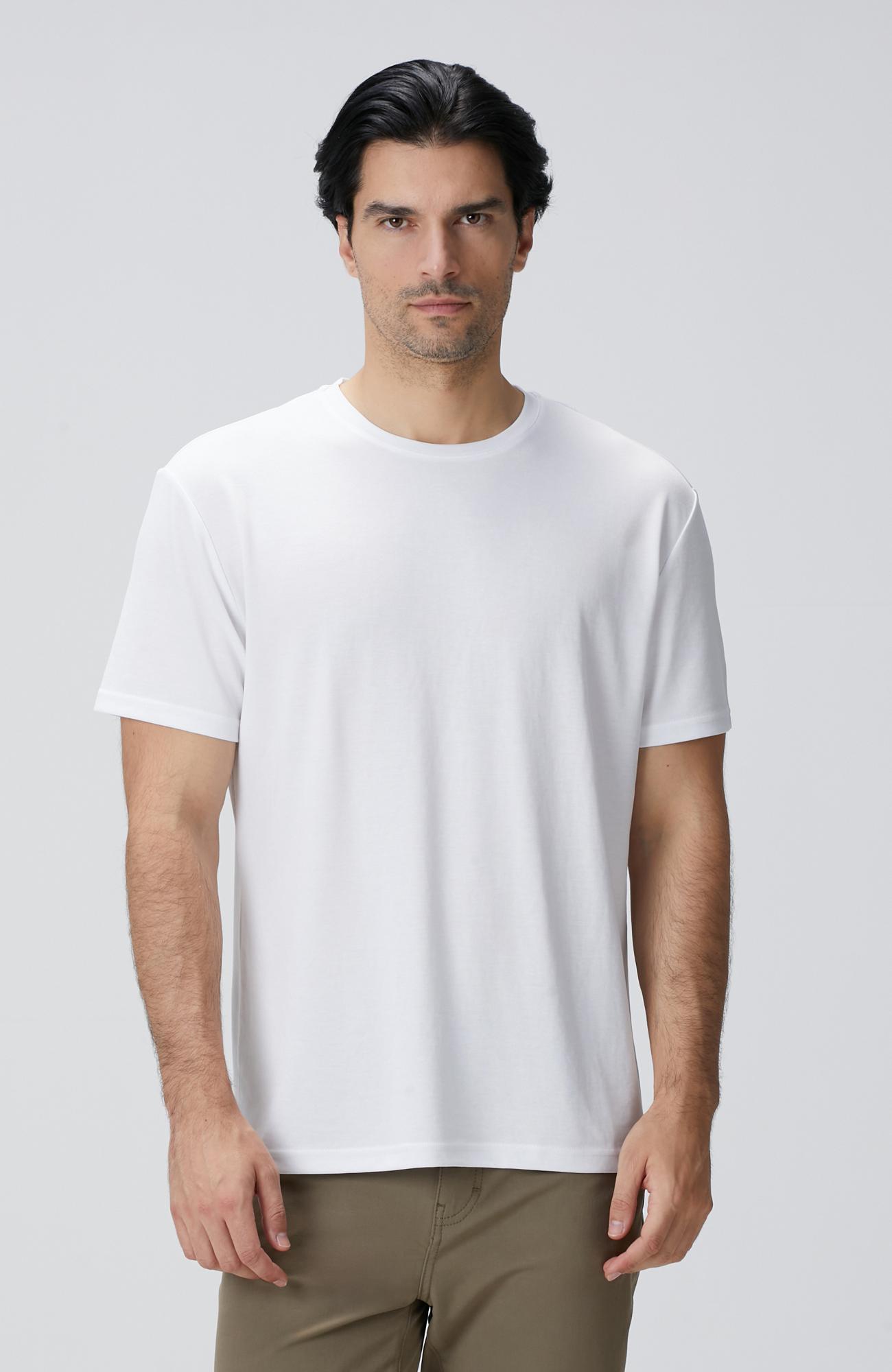 Network Erkek Beyaz Basic T-Shirt
