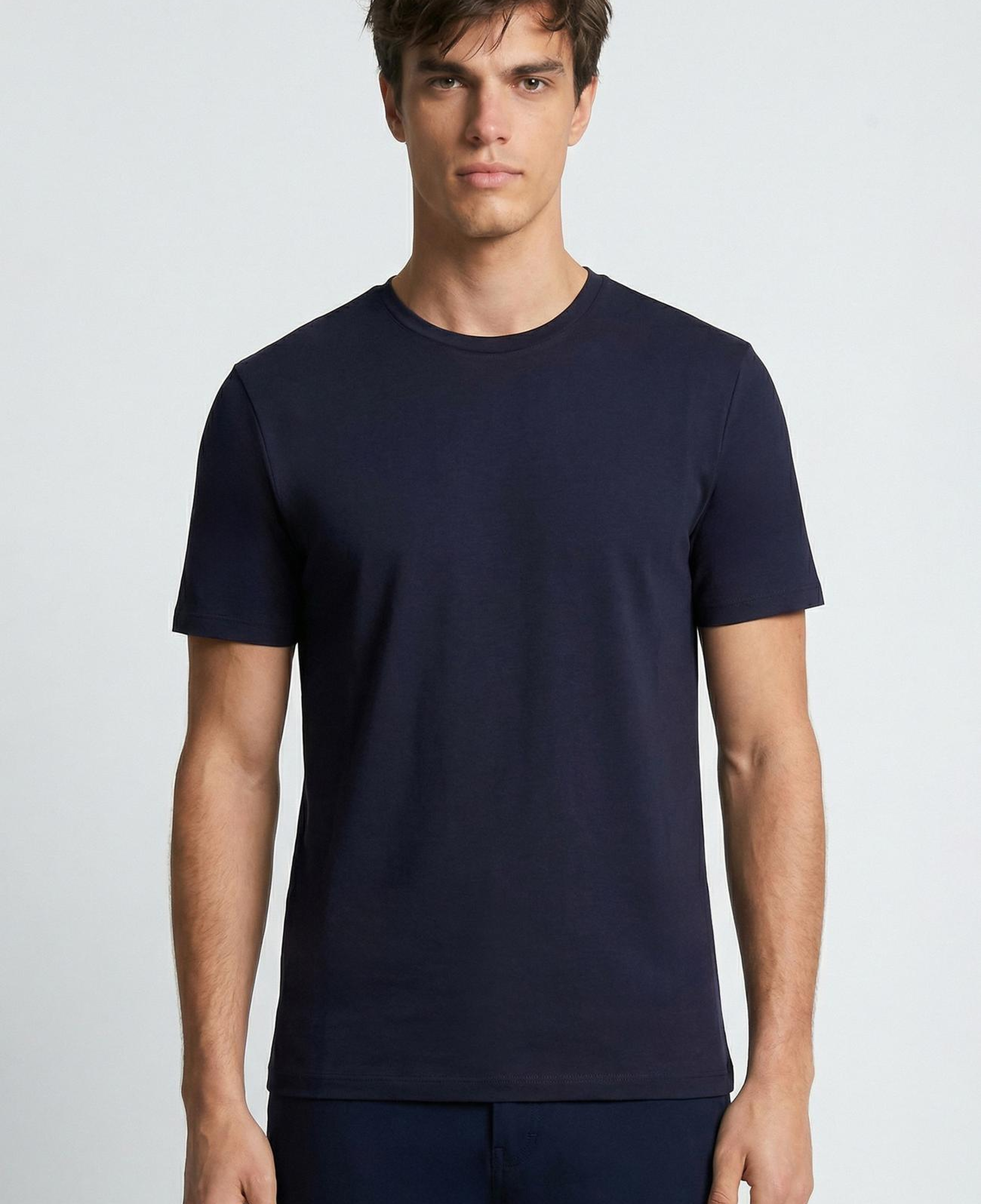 Network Erkek N-Tech Lacivert Basic T-shirt