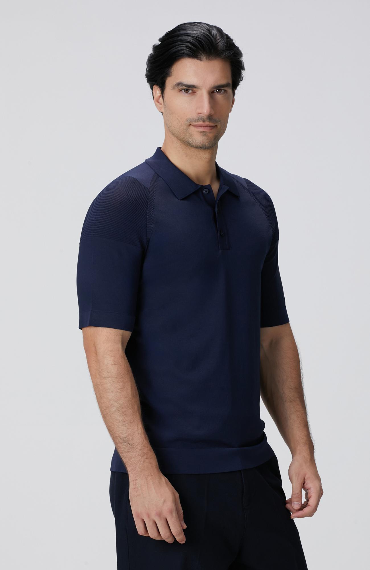 Network Erkek N-Tech Lacivert Polo Yaka Kazak