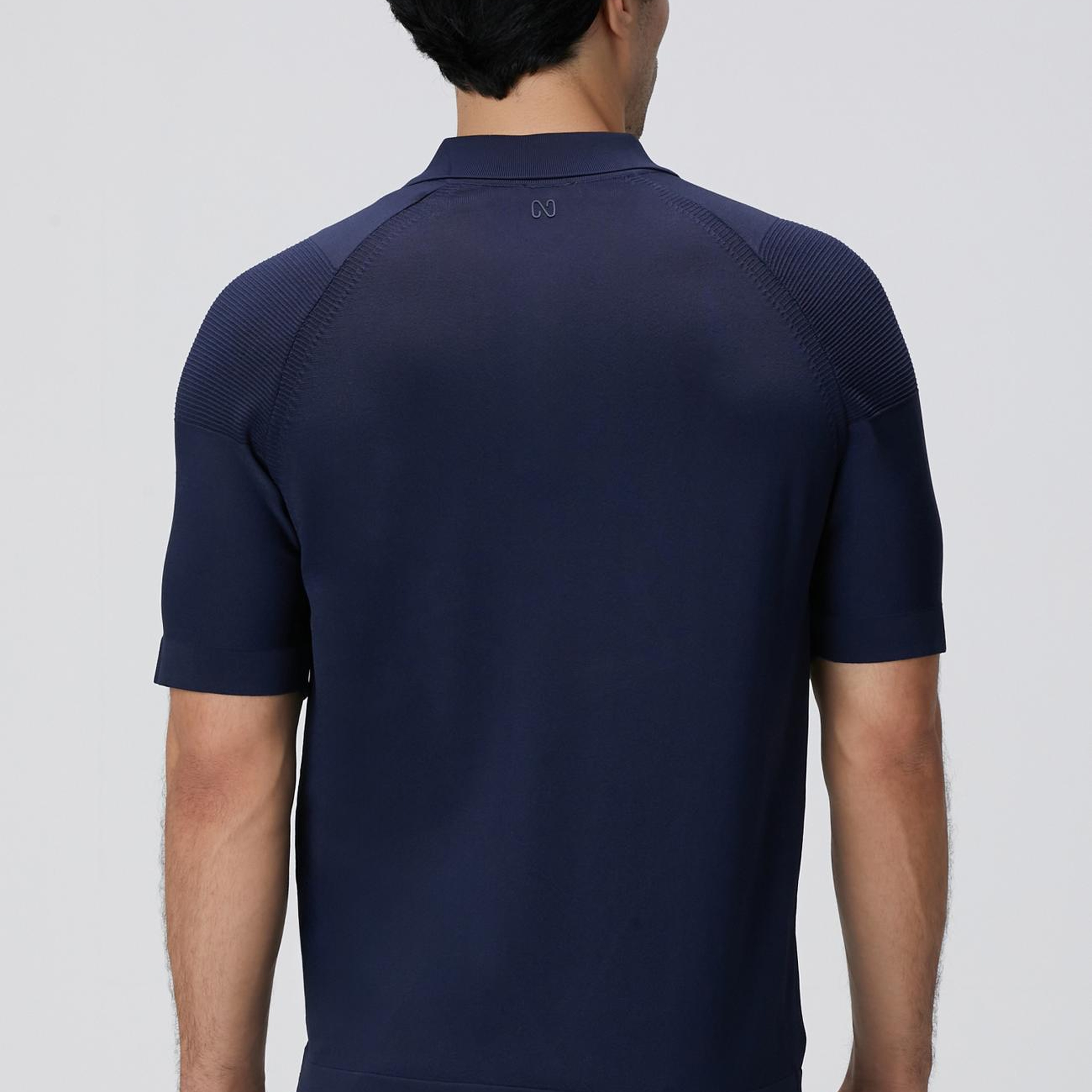 Network Erkek N-Tech Lacivert Polo Yaka Kazak