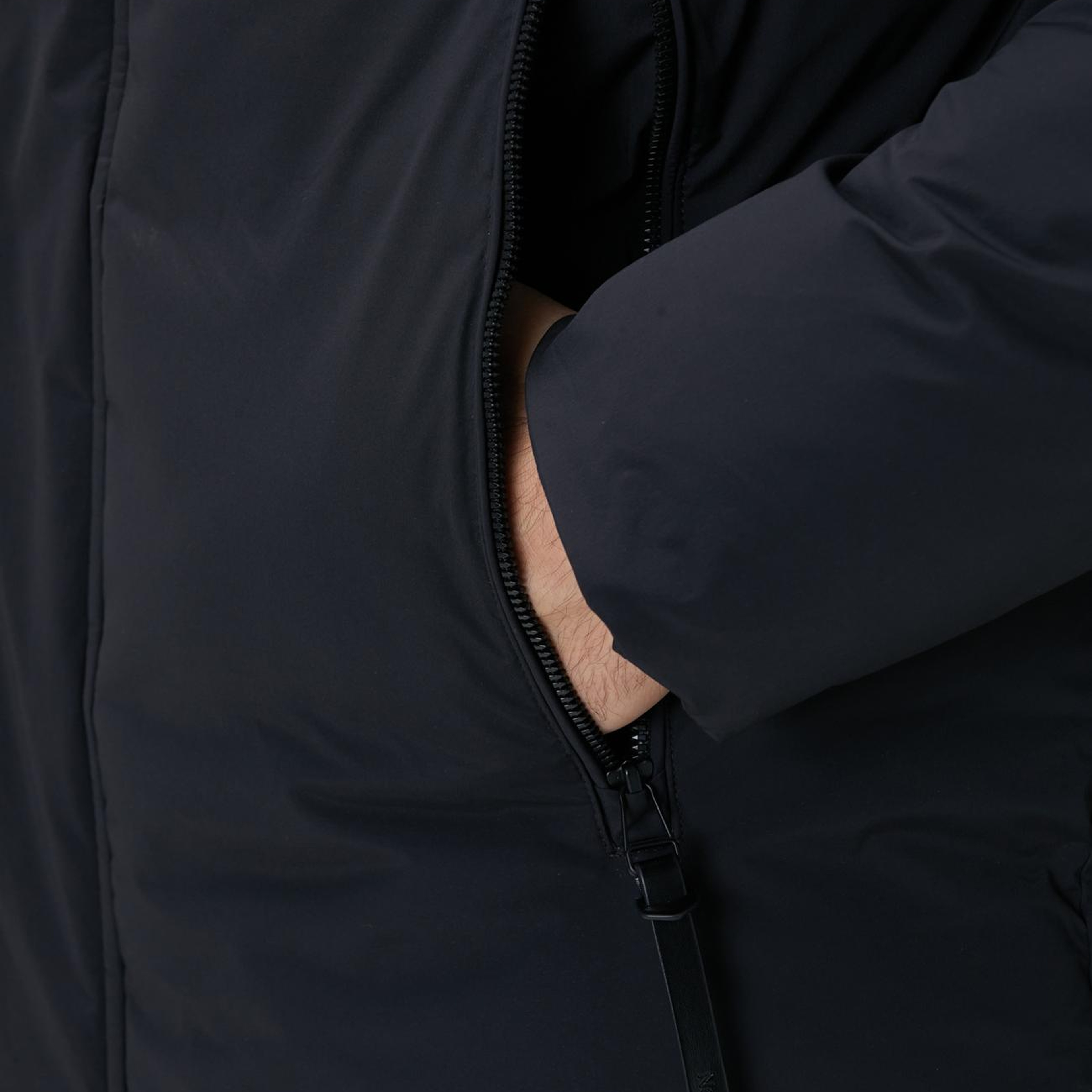 Network Erkek Siyah Yelek Olabilen Puffer Mont