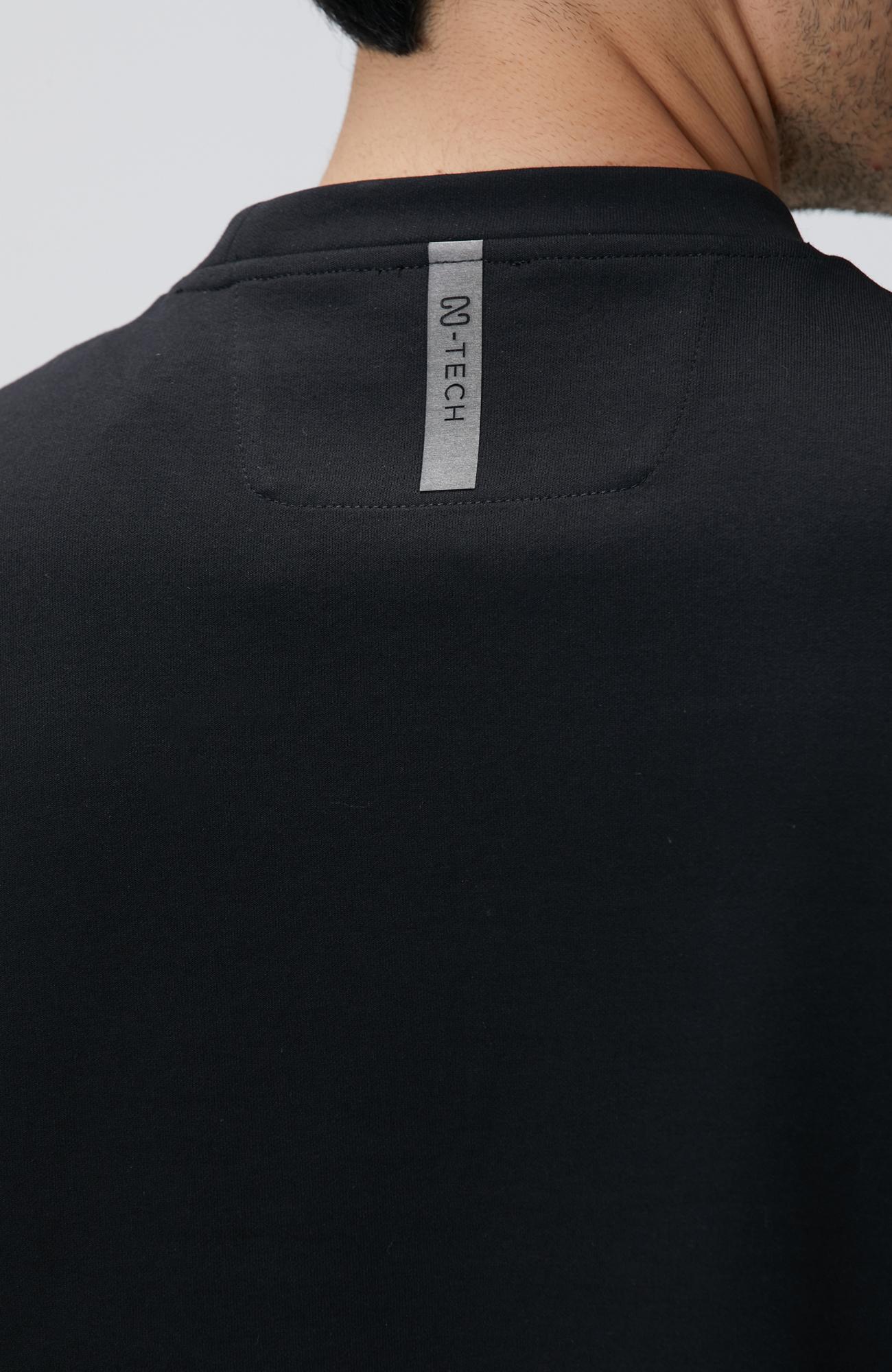 Network Erkek N-Tech Siyah Fermuar Cep Detaylı T-Shirt