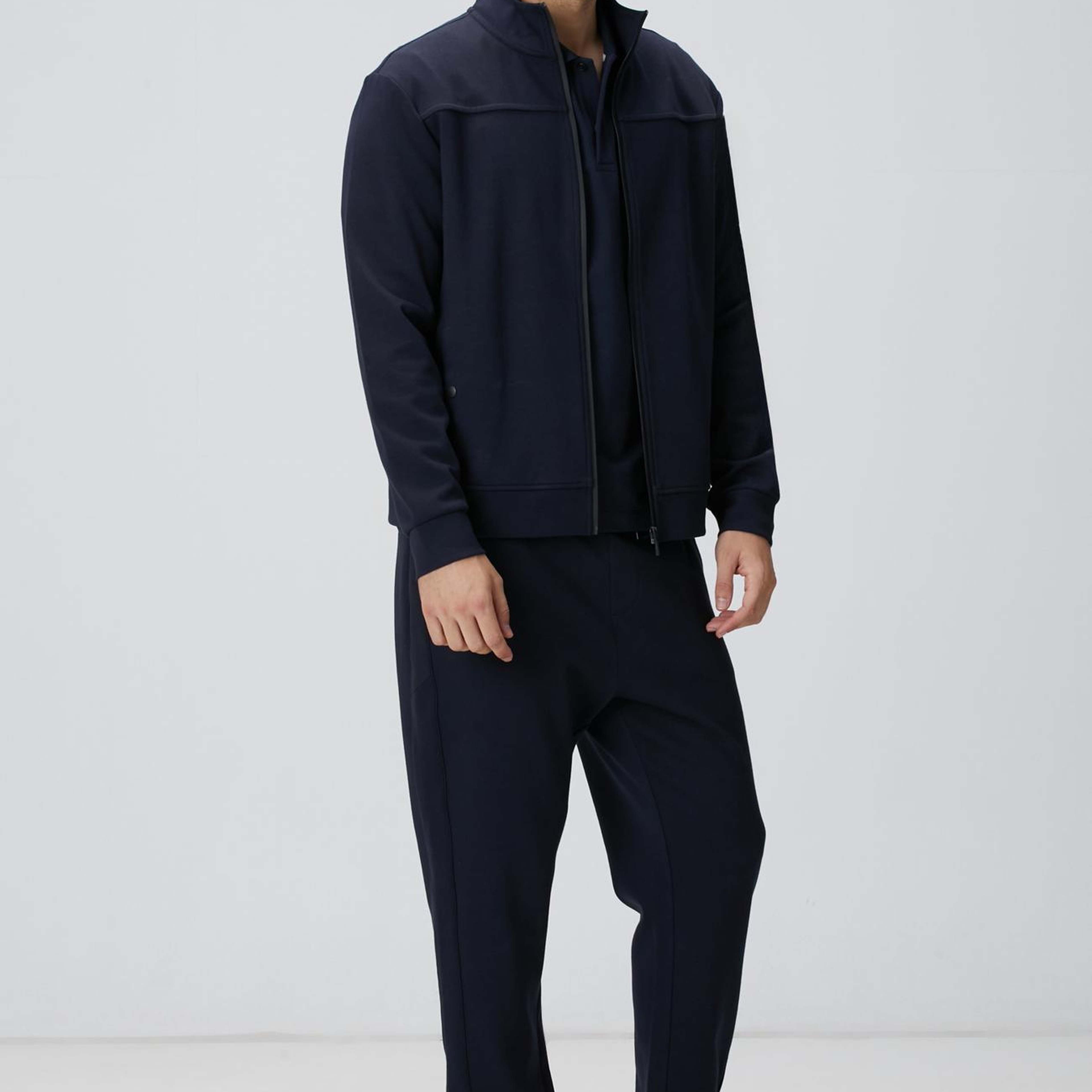 Network Erkek N-Tech Lacivert Scuba Sweatshirt